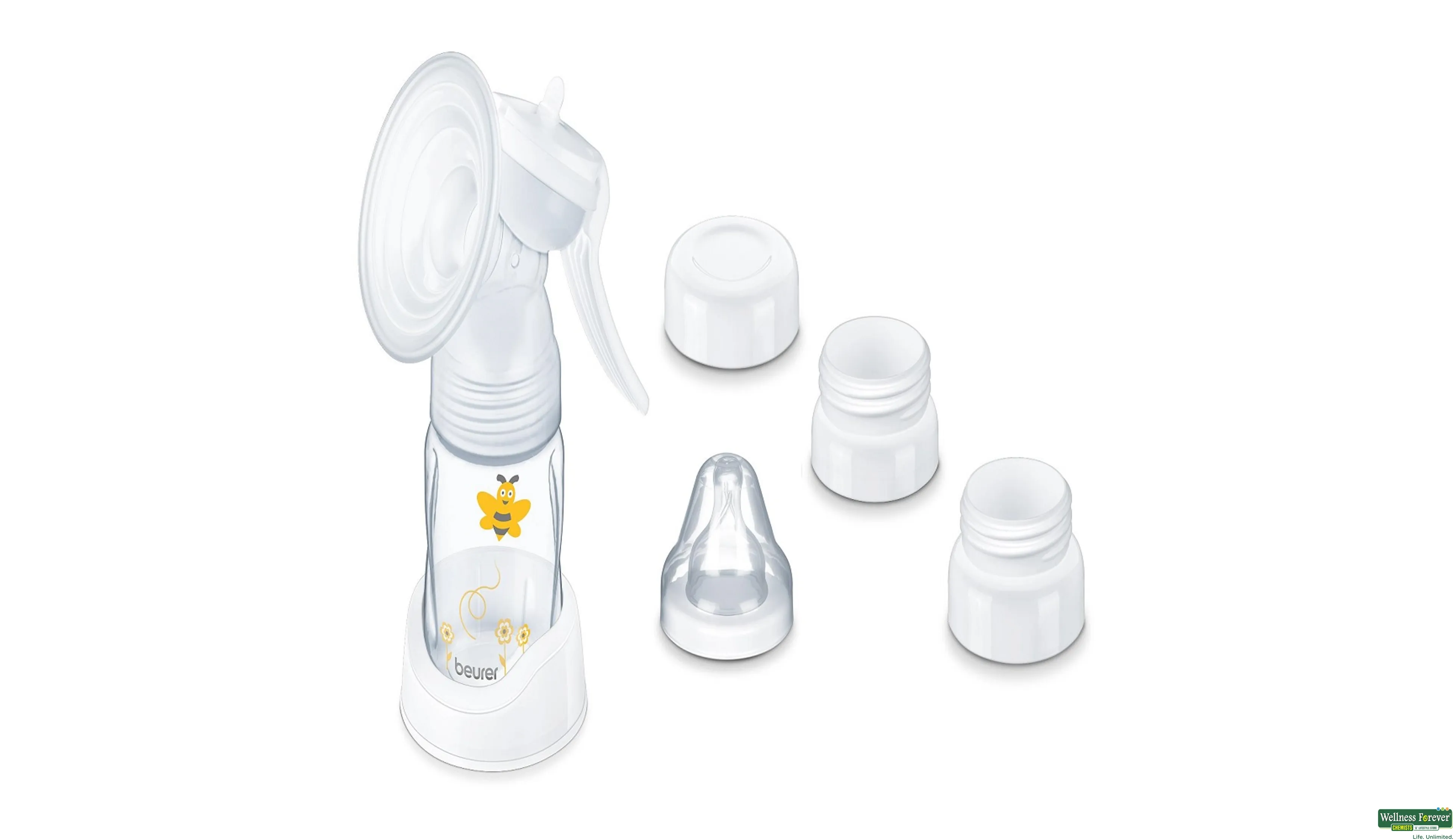 BEURER MANUAL BREAST PUMP BY15- 2, 1PC, 