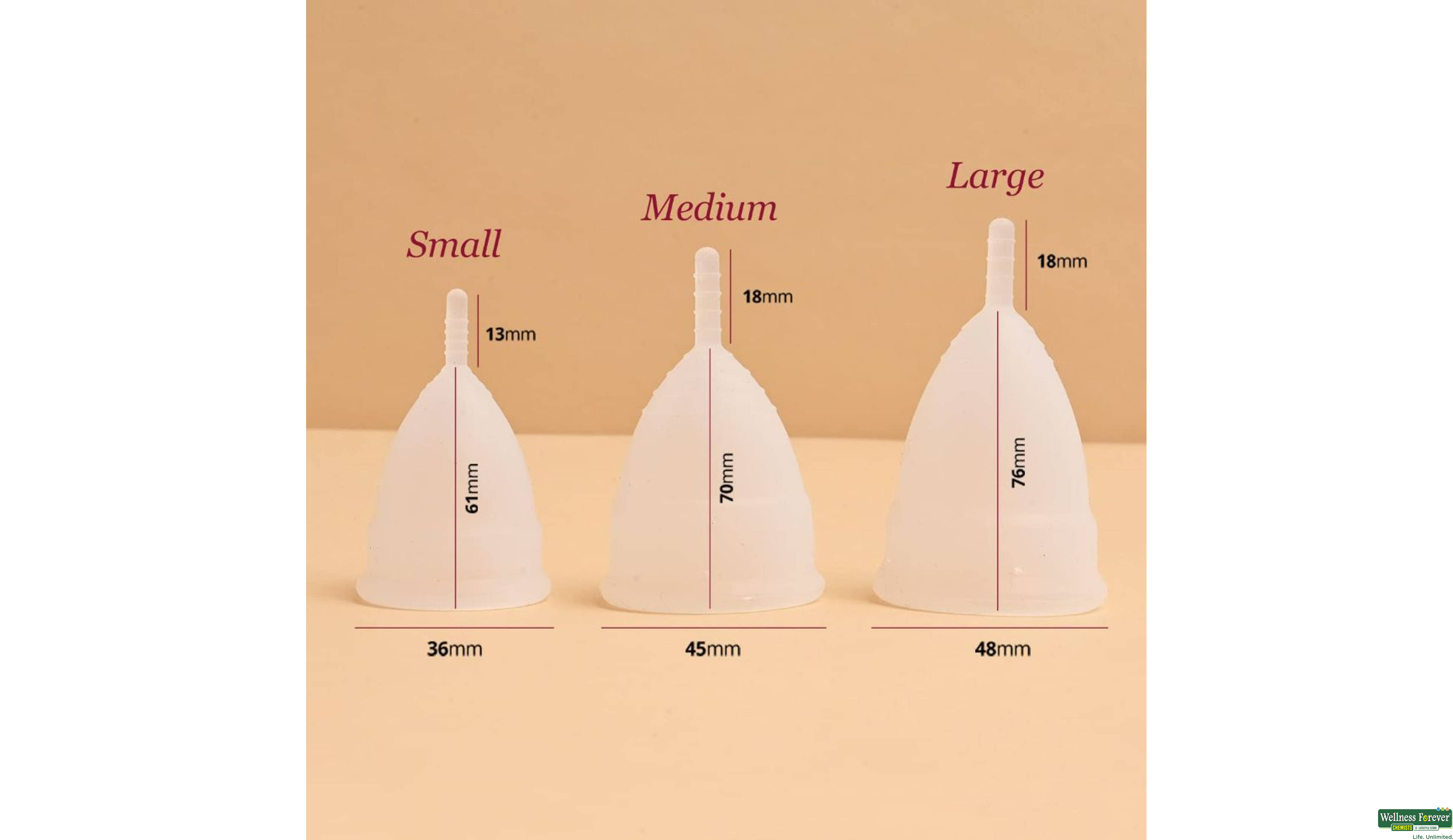 CARMESI MENSTRUAL CUP L 1PC- 5, 1PC, 