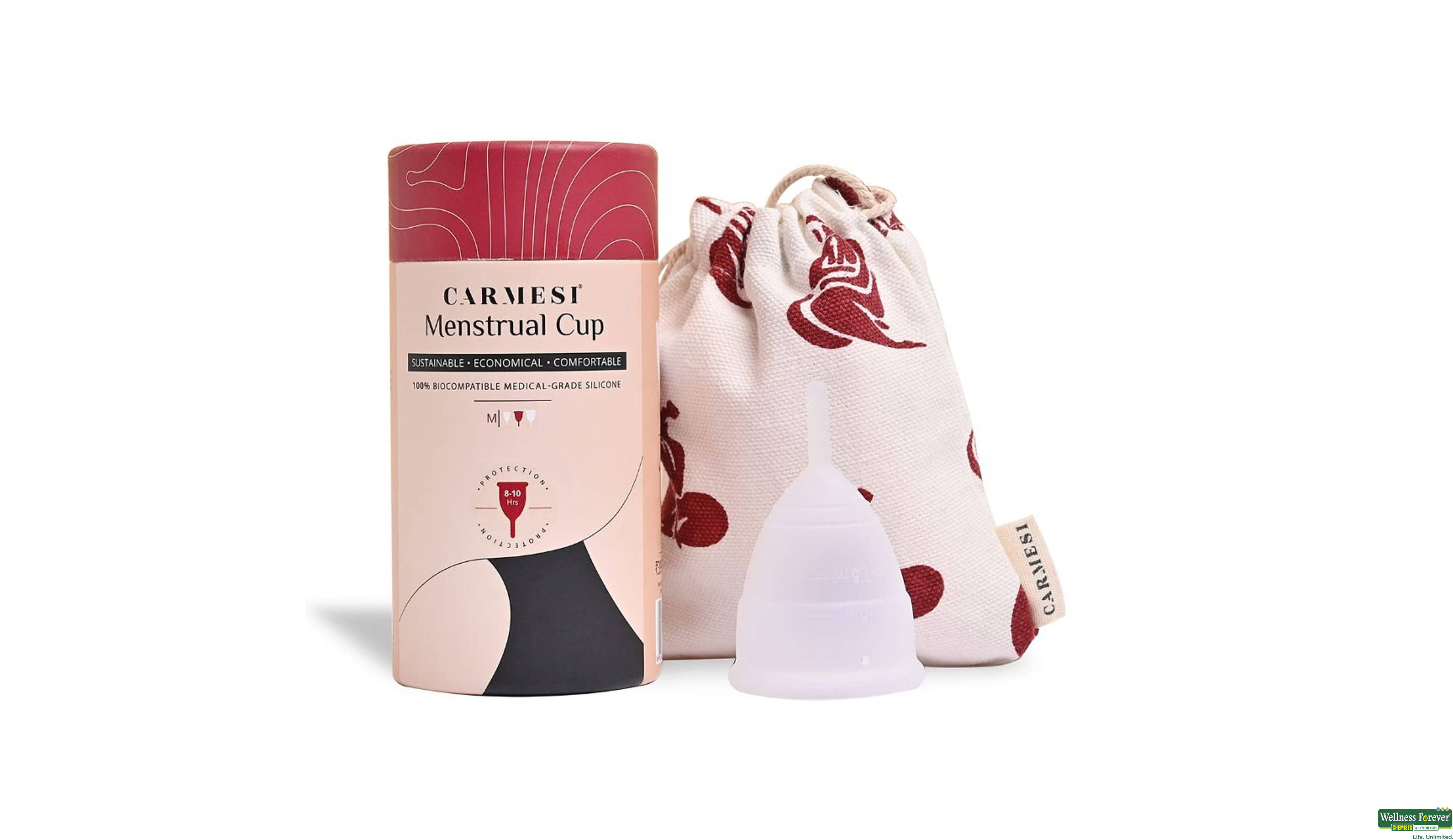 CARMESI MENSTRUAL CUP M 1PC- 1, 1PC, 