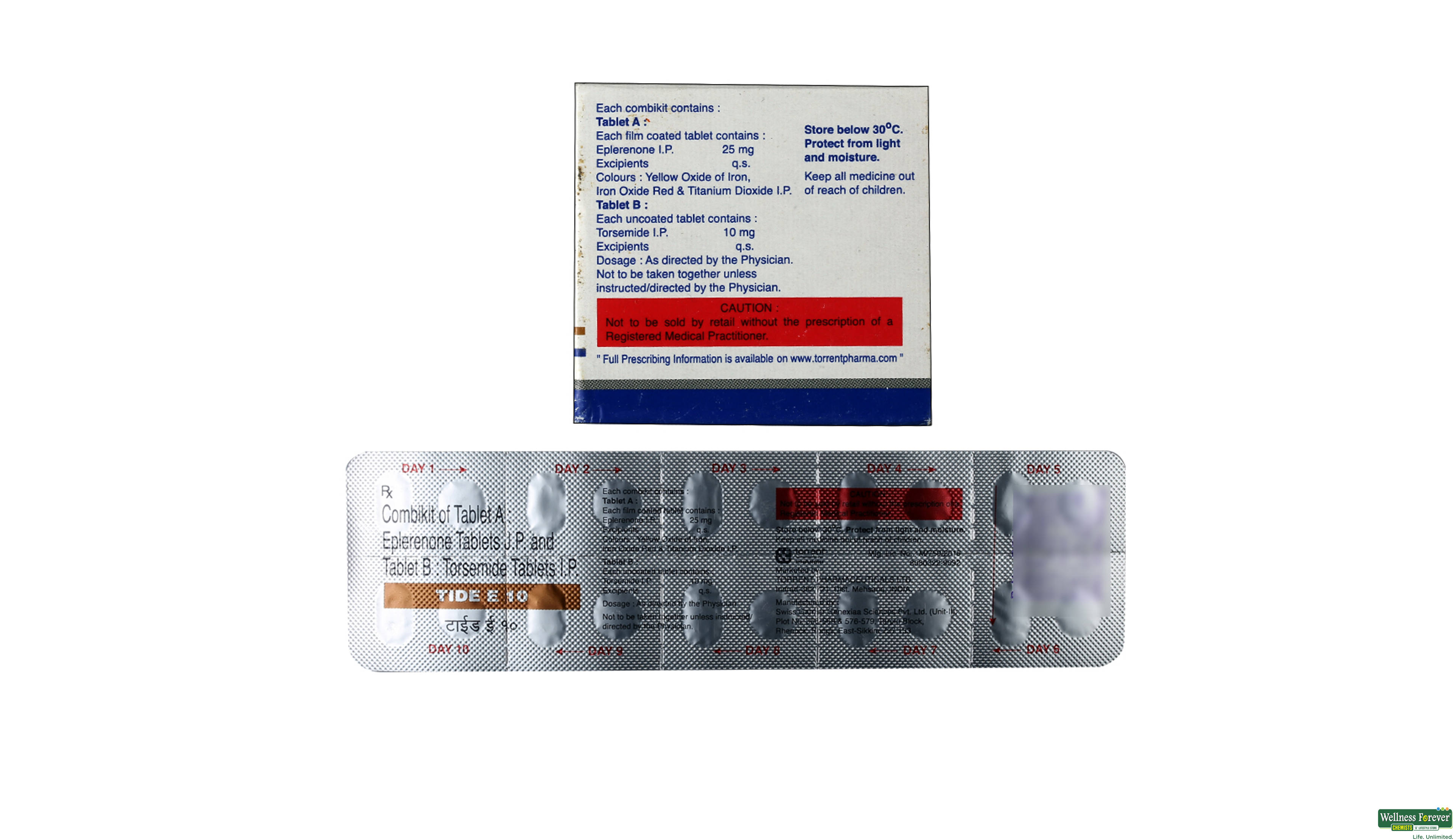 TIDE-E 10MG 20TAB- 2, 20TAB, 