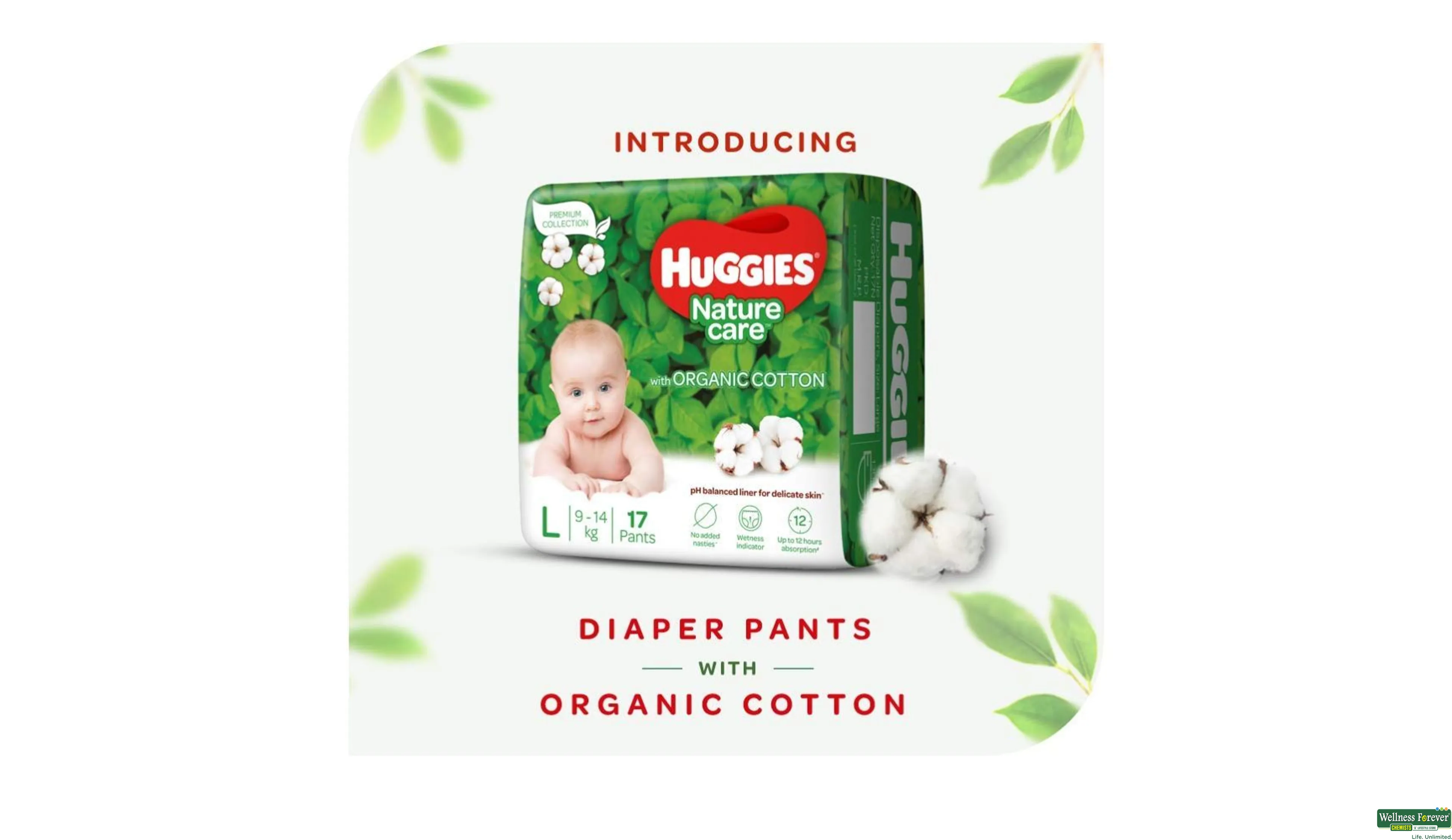 Buy Huggies Nature Care Pants With Organic Cotton - Xl Extra Large