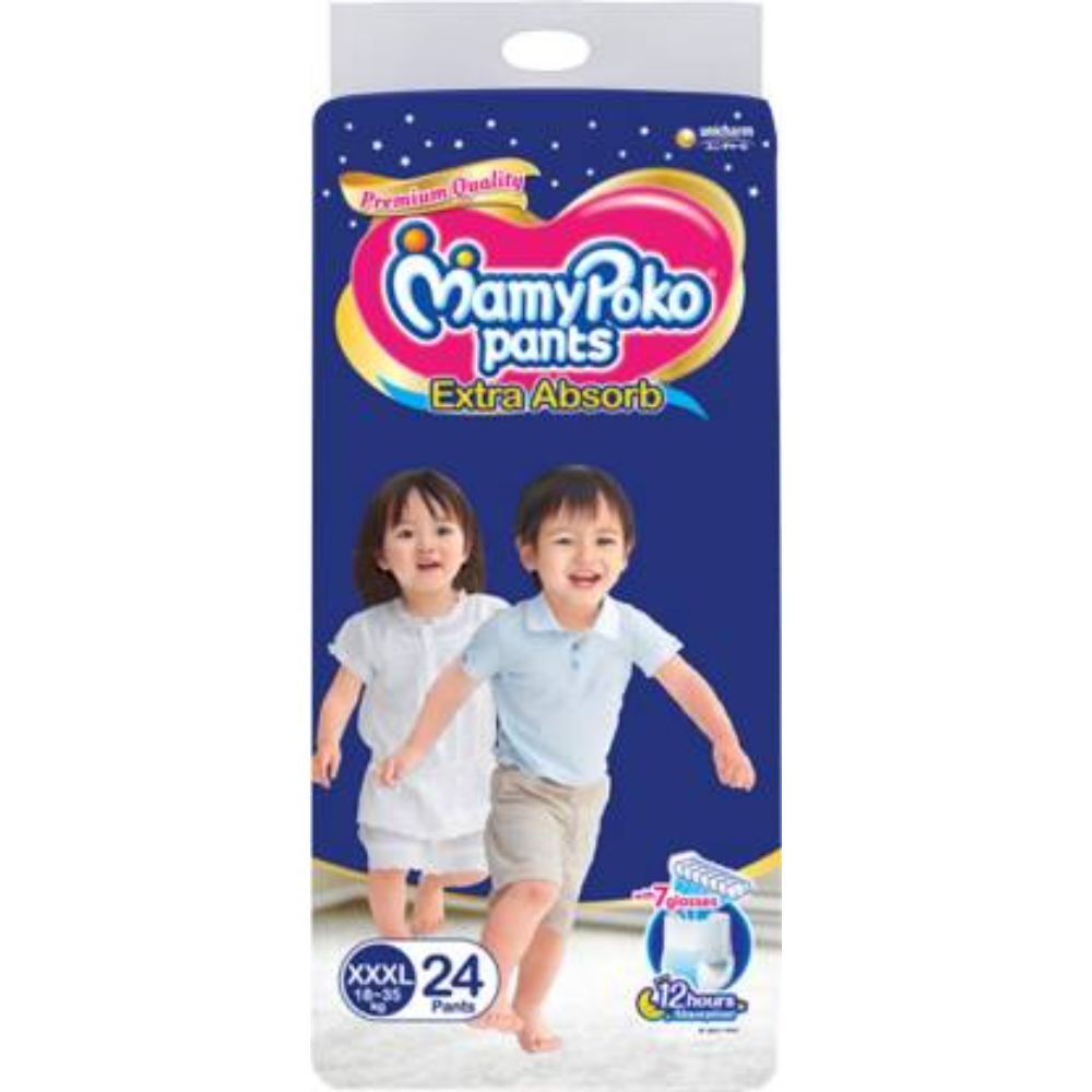 MamyPoko Extra Dry Skin Boy Pants - XXXL (18 - 35kg) | NTUC FairPrice