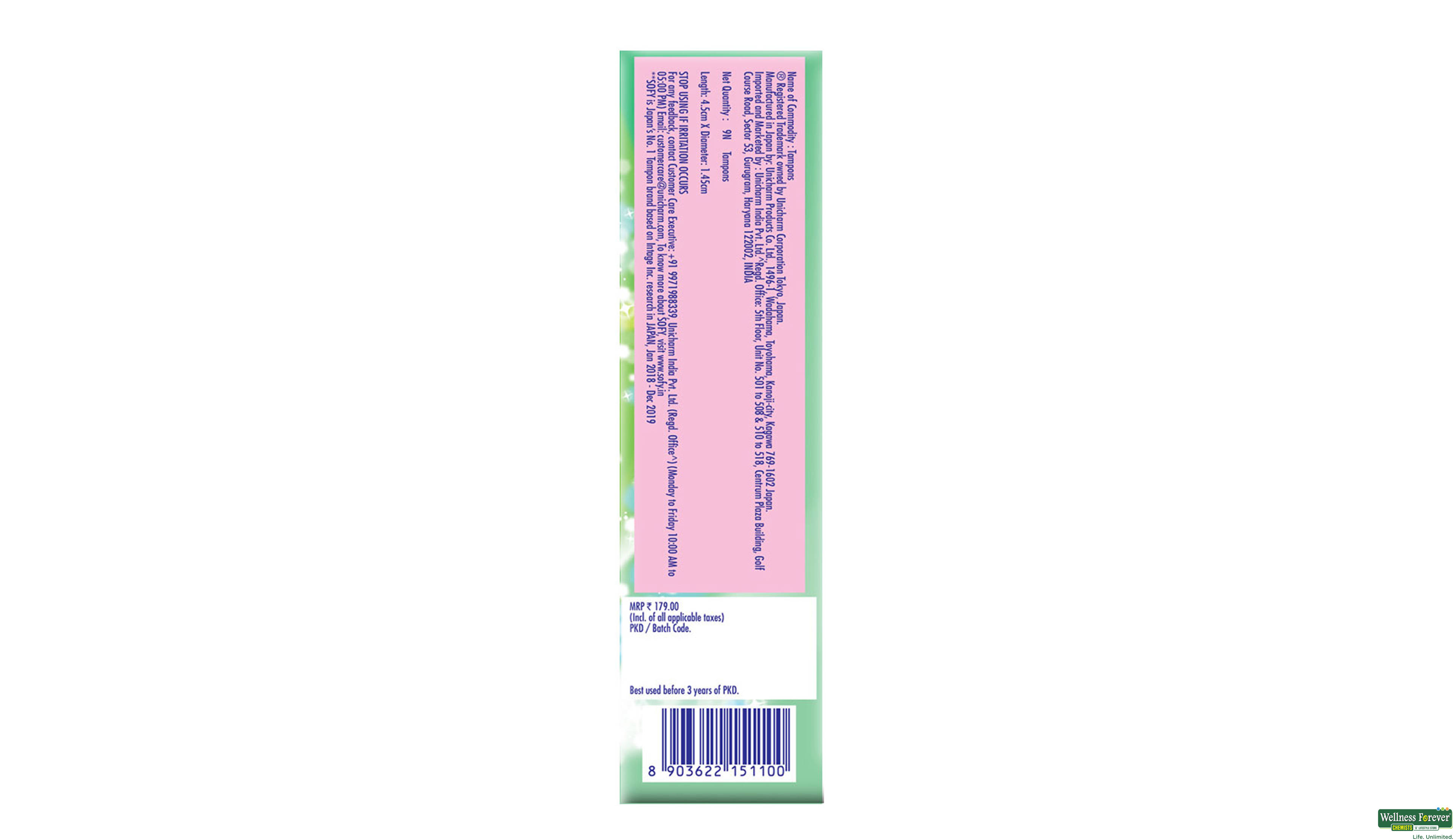 SOFY TAMPOON SUPER 9PC- 4, 9PC, null