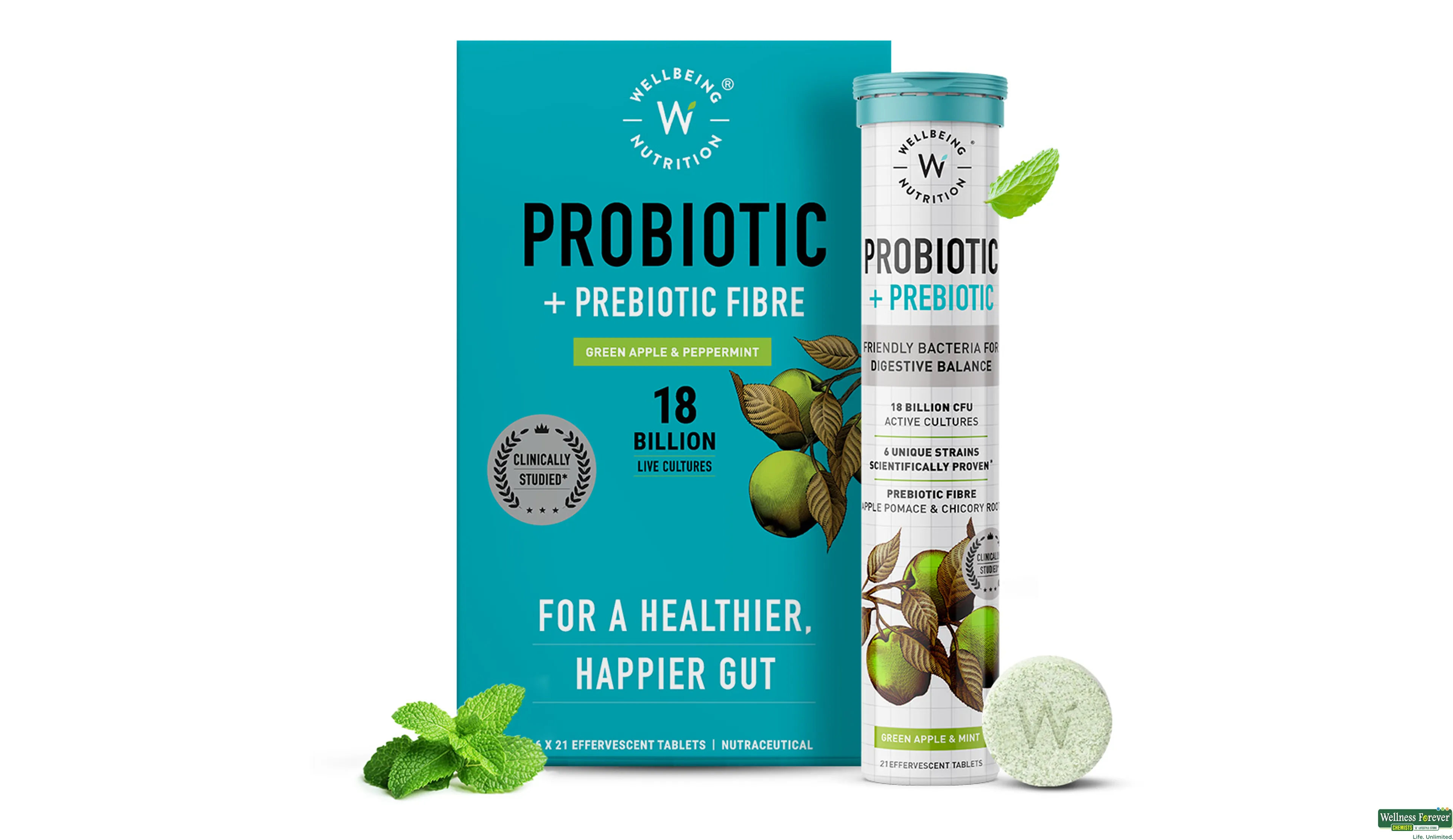 WELLBEING PROBIOTIC+PREBIOTIC 21TAB- 5, 21TAB, null