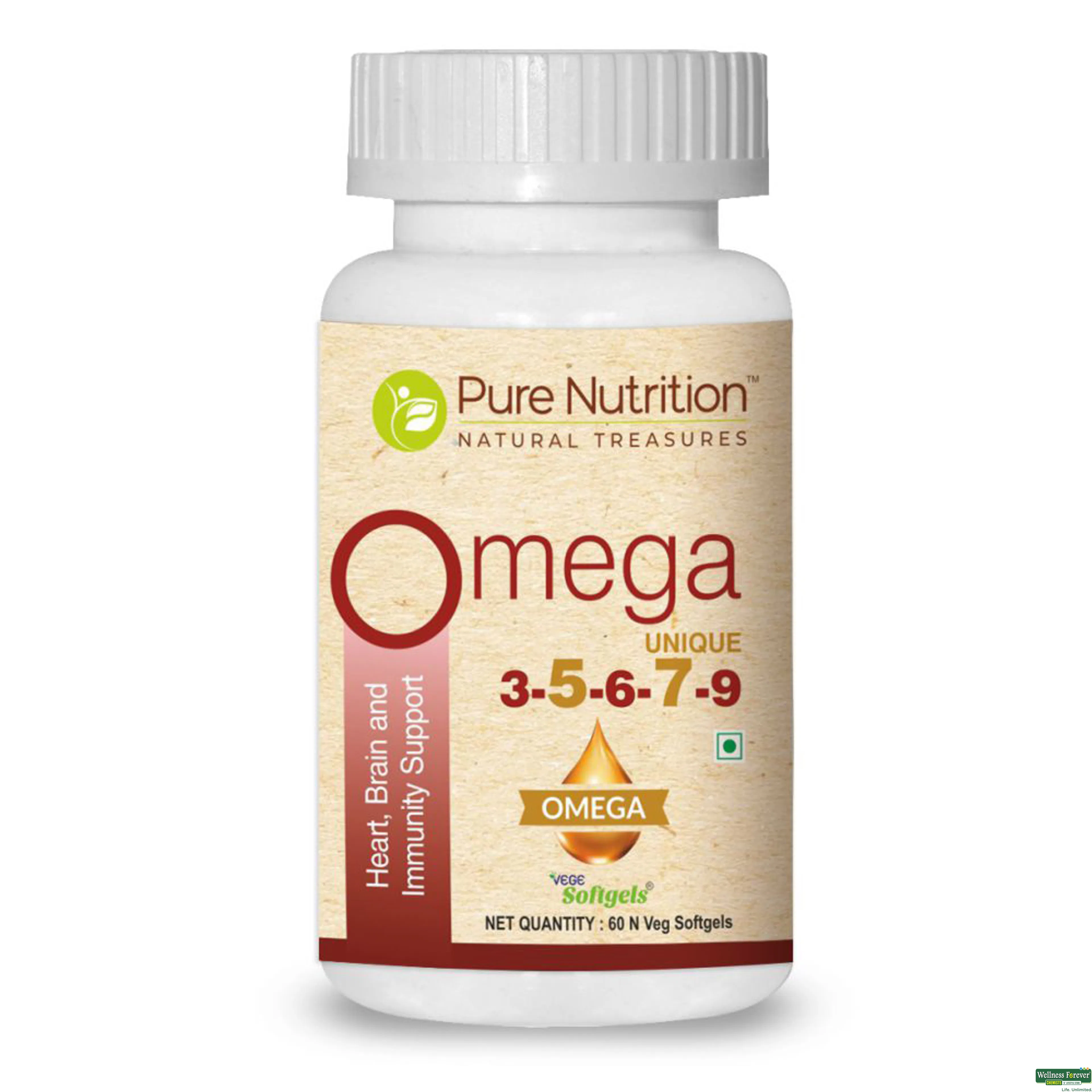 PURE NUTRITION OMEGA 3-5-6-7-9 60CAP-image