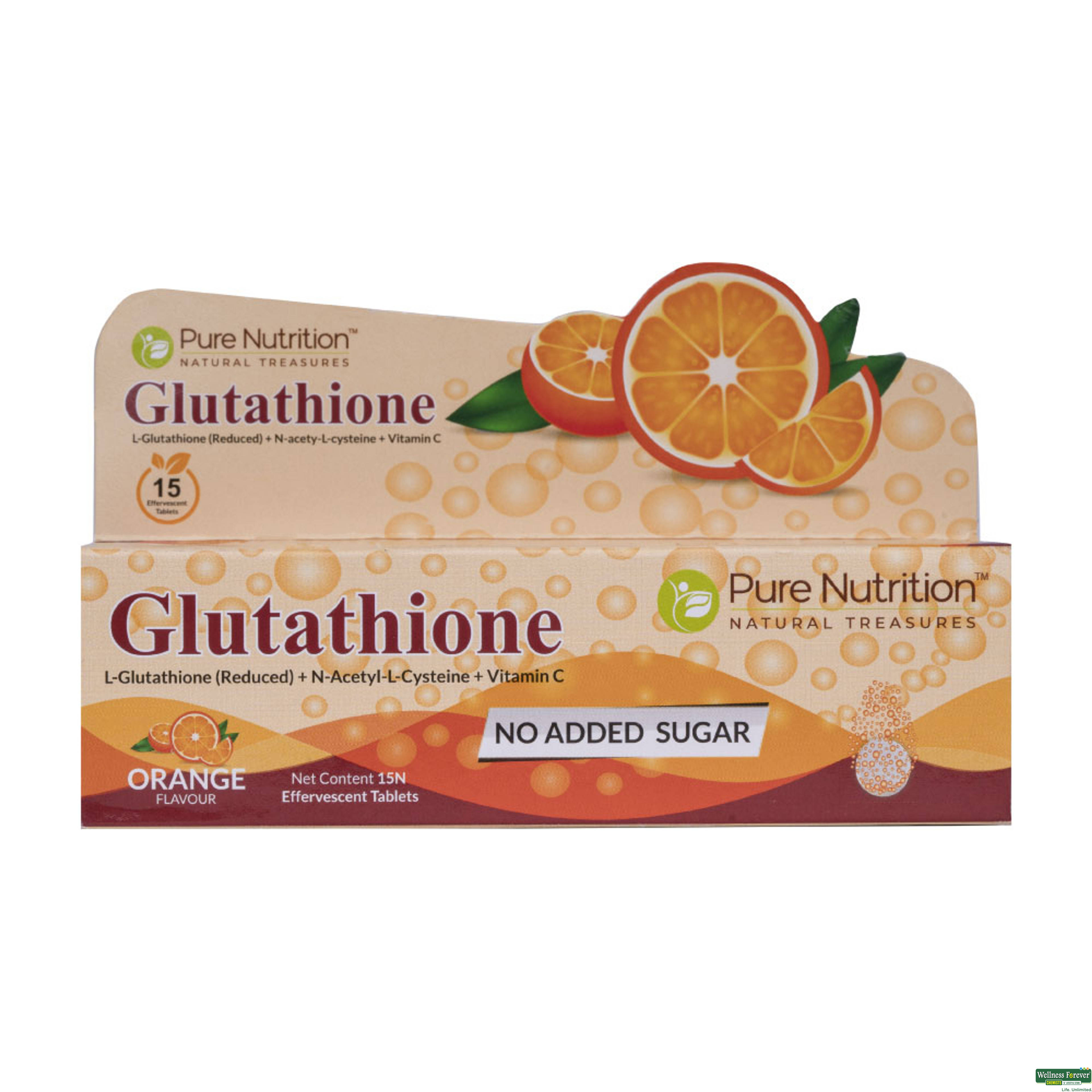 Pure Nutrition Effervescent Glutathione15 Tablets-image