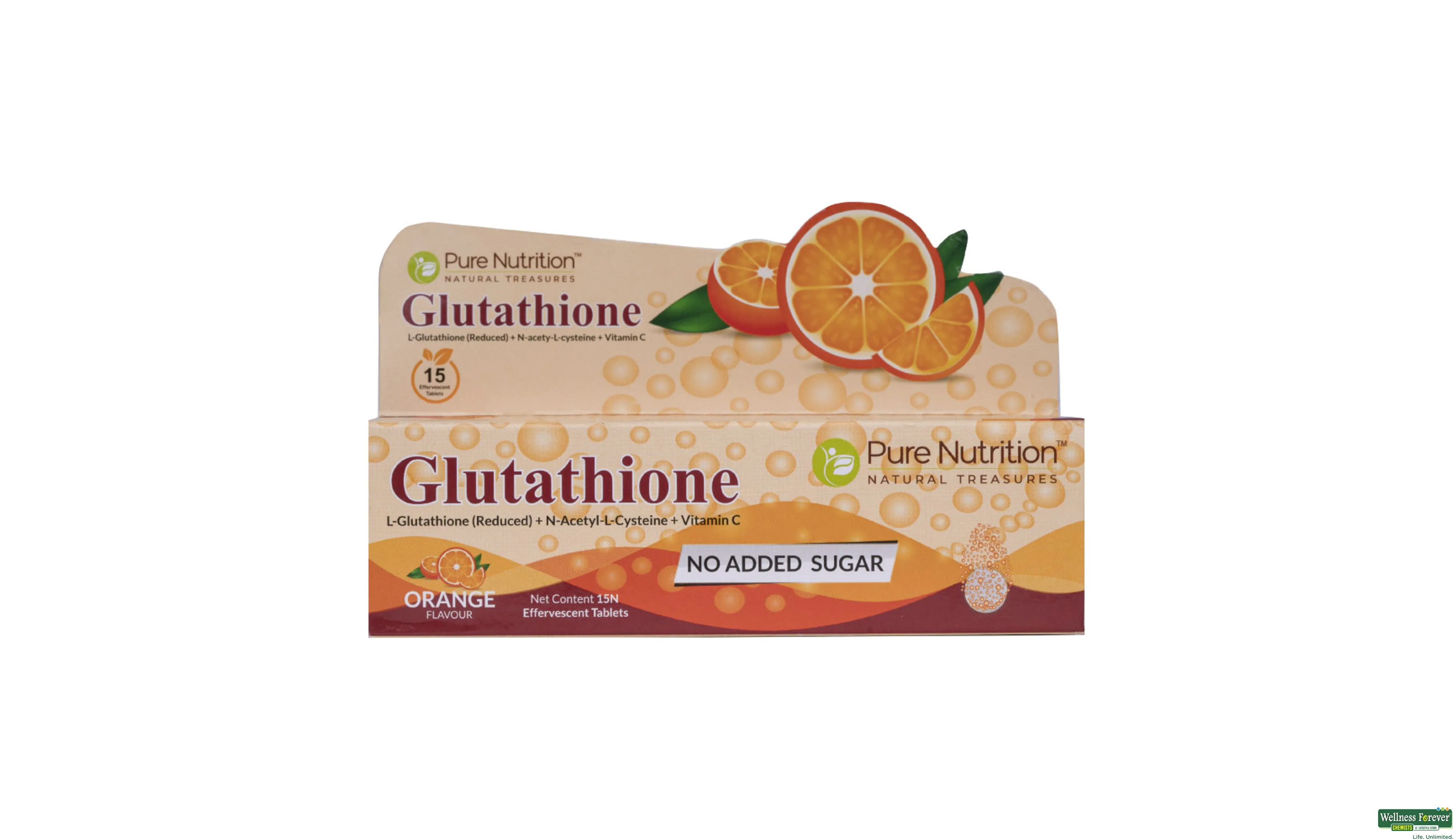 PURE NUTRITION GLUTATHIONE 15TAB- 1, 15TAB, null