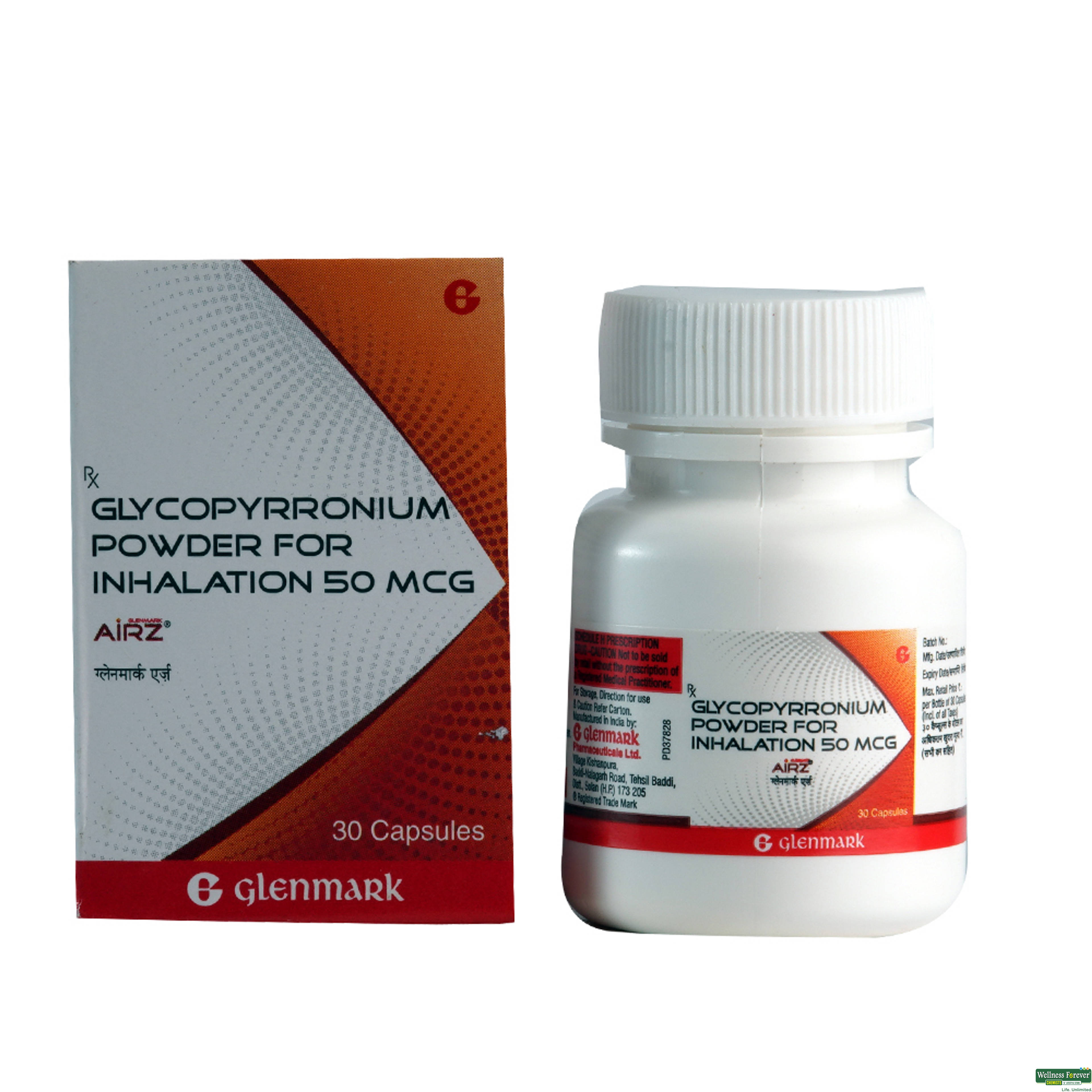 Airz 50mcg 30 Capsules-image
