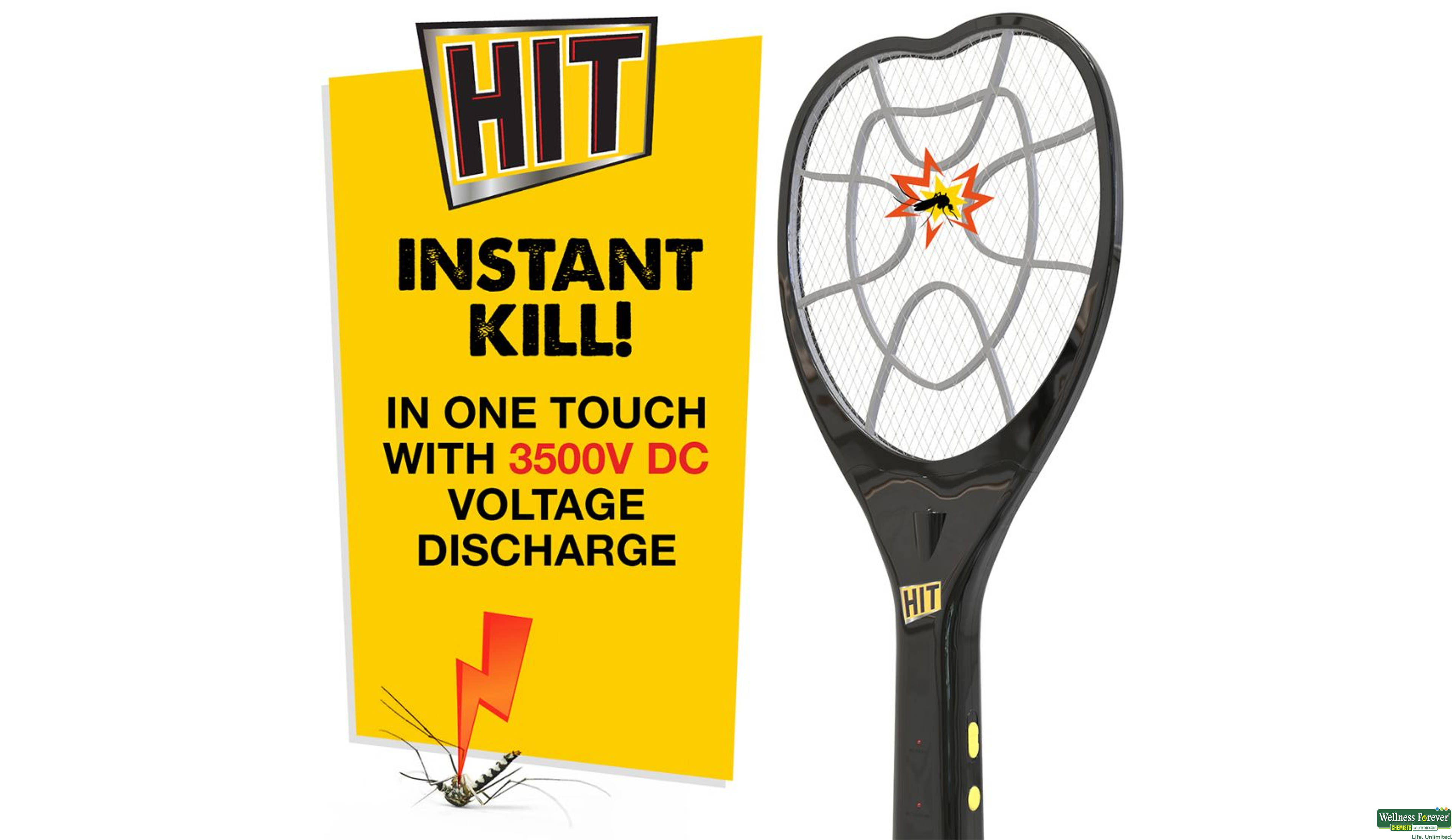 HIT ANTI MOSQUITO RACQUET 1PC- 4, 1PC, 