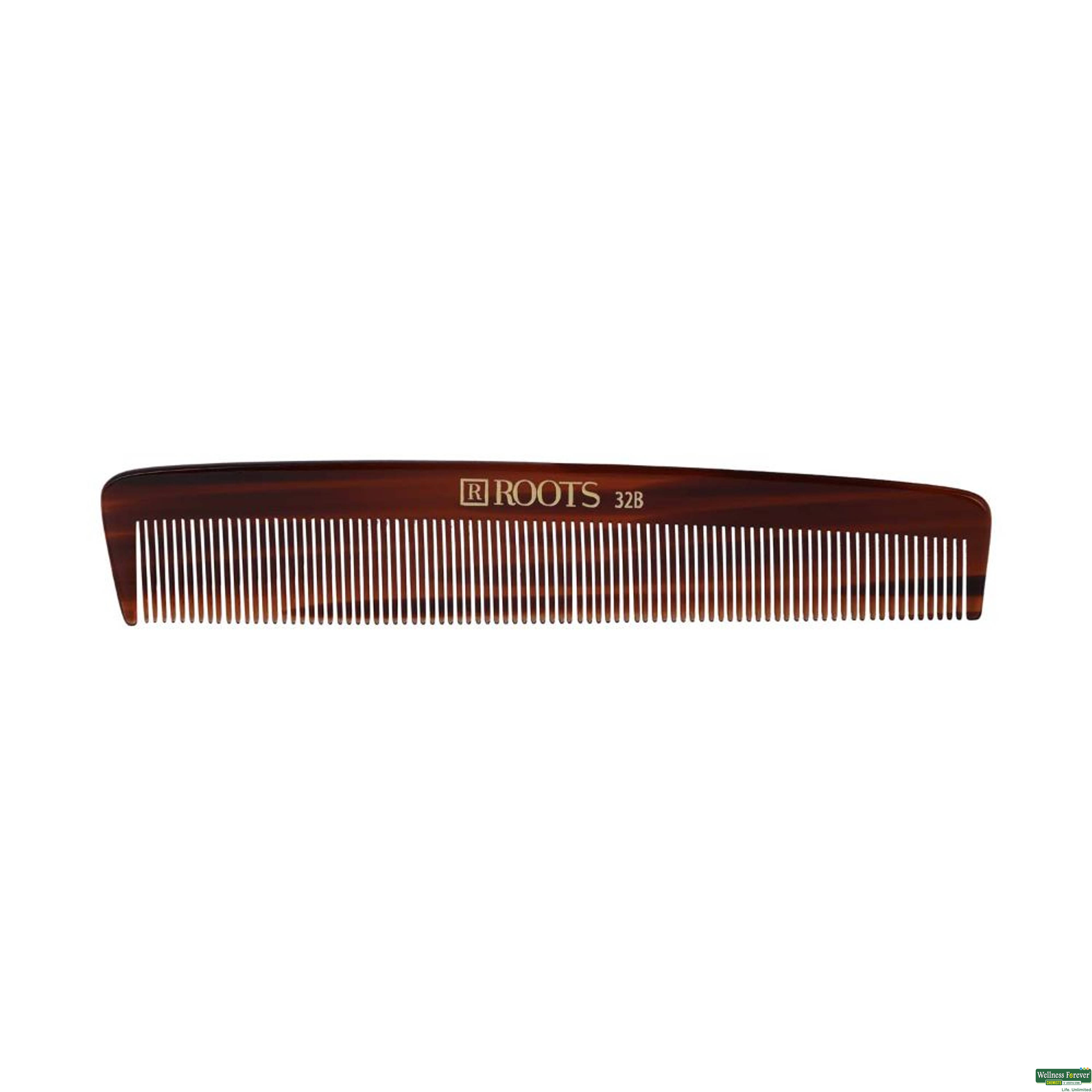 Roots Cellulose Acetate Comb, 32B, 1 Piece-image