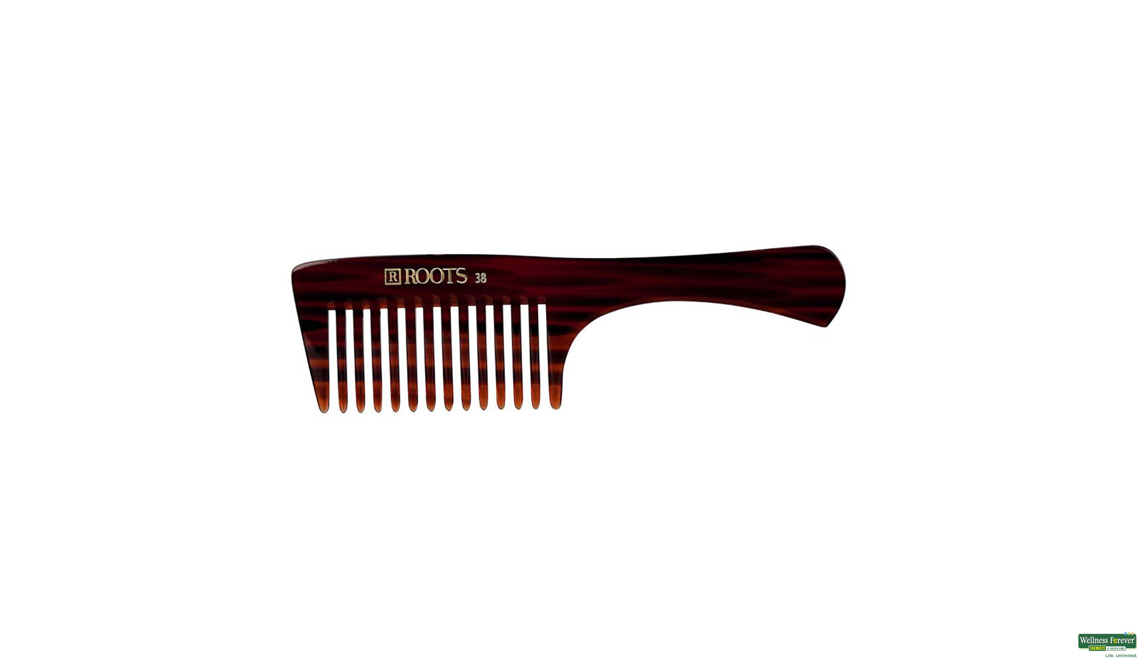 ROOTS HR/COMB WIDE TEETH 38 1PC- 1, 1PC, null