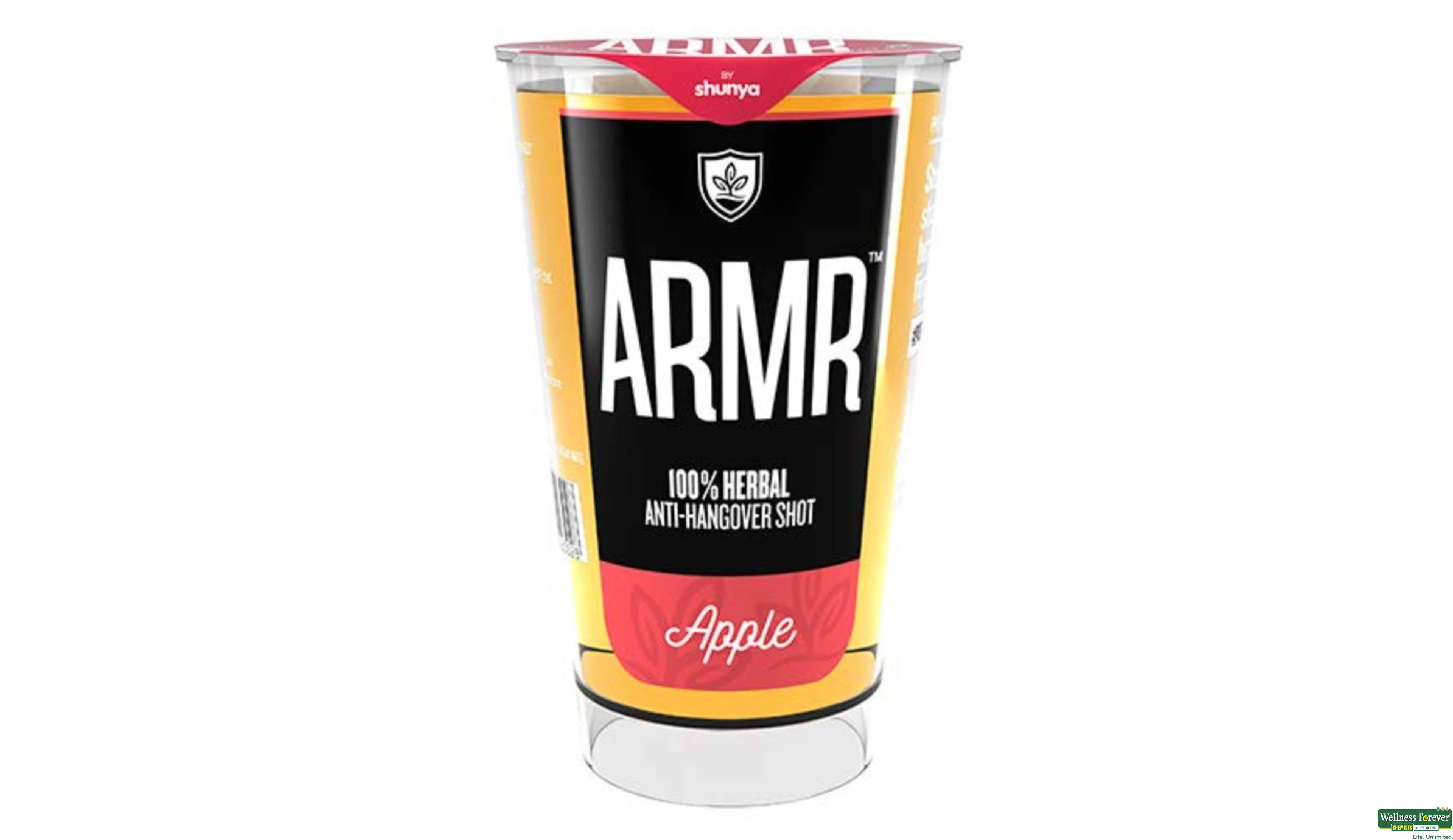 ARMR ANTI HANGOVER SHOT APPLE 60ML- 1, 60ML, 