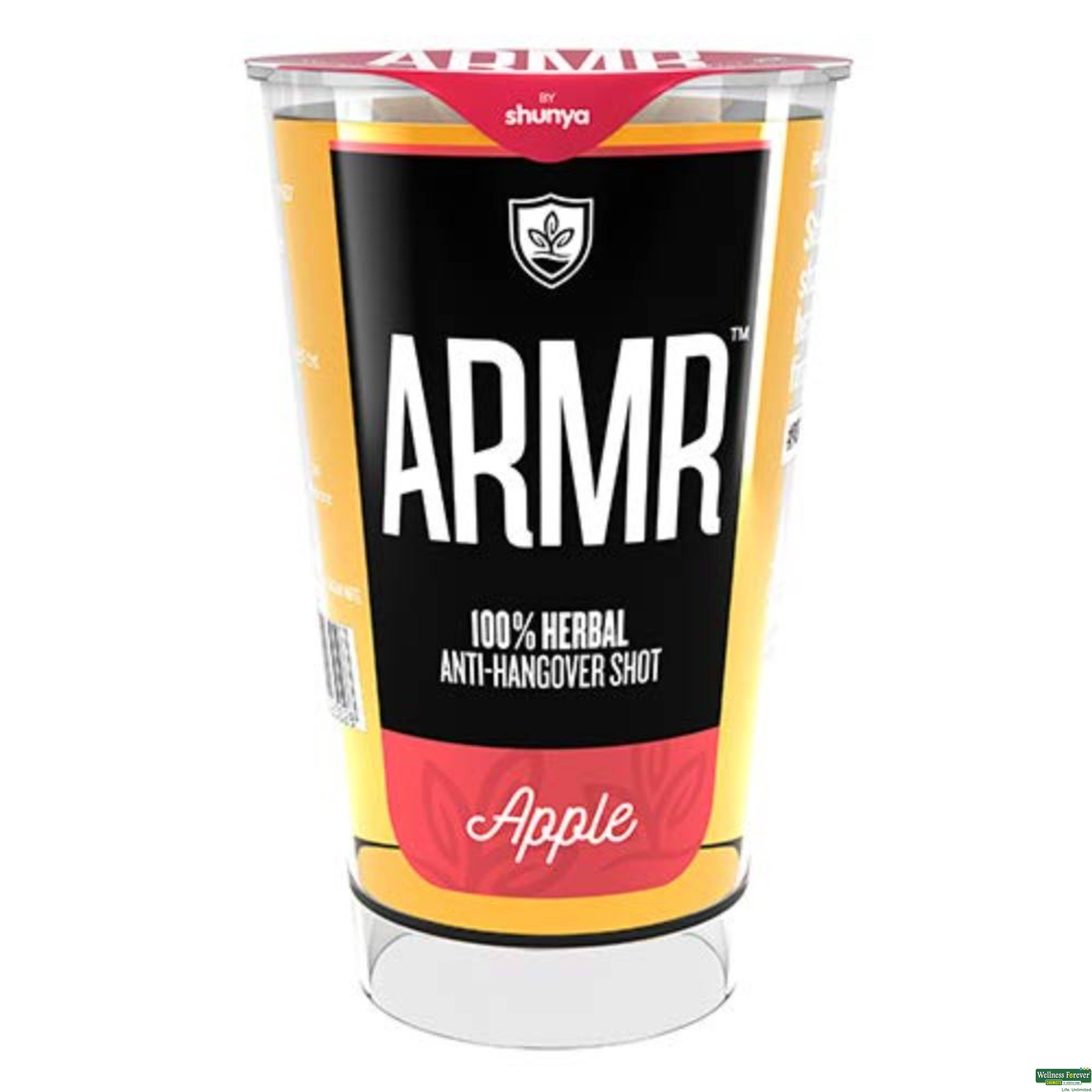 Armr Anti Hangover Shot Apple Flavour, 60 ml-image