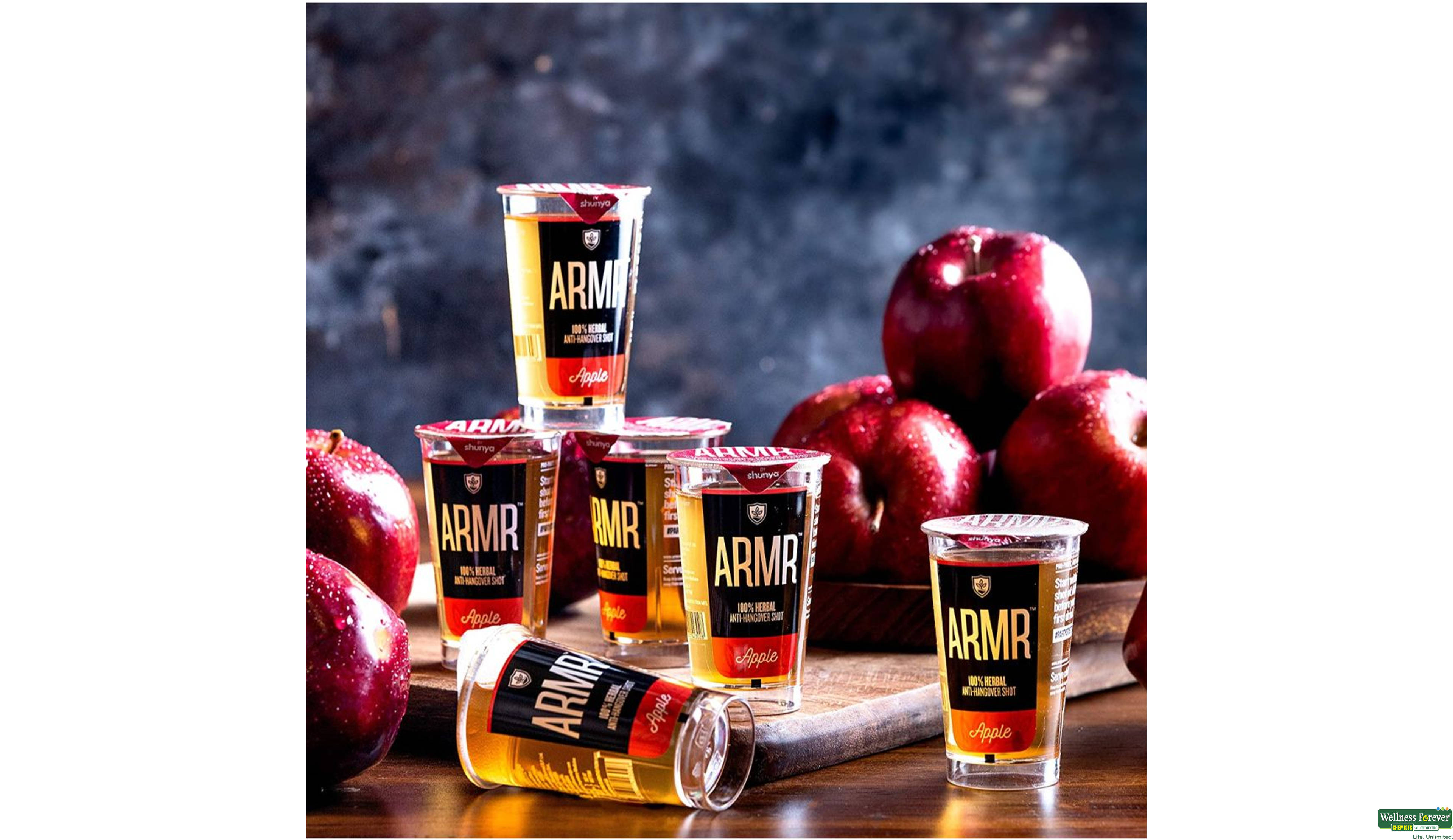 ARMR ANTI HANGOVER SHOT APPLE 60ML- 2, 60ML, 