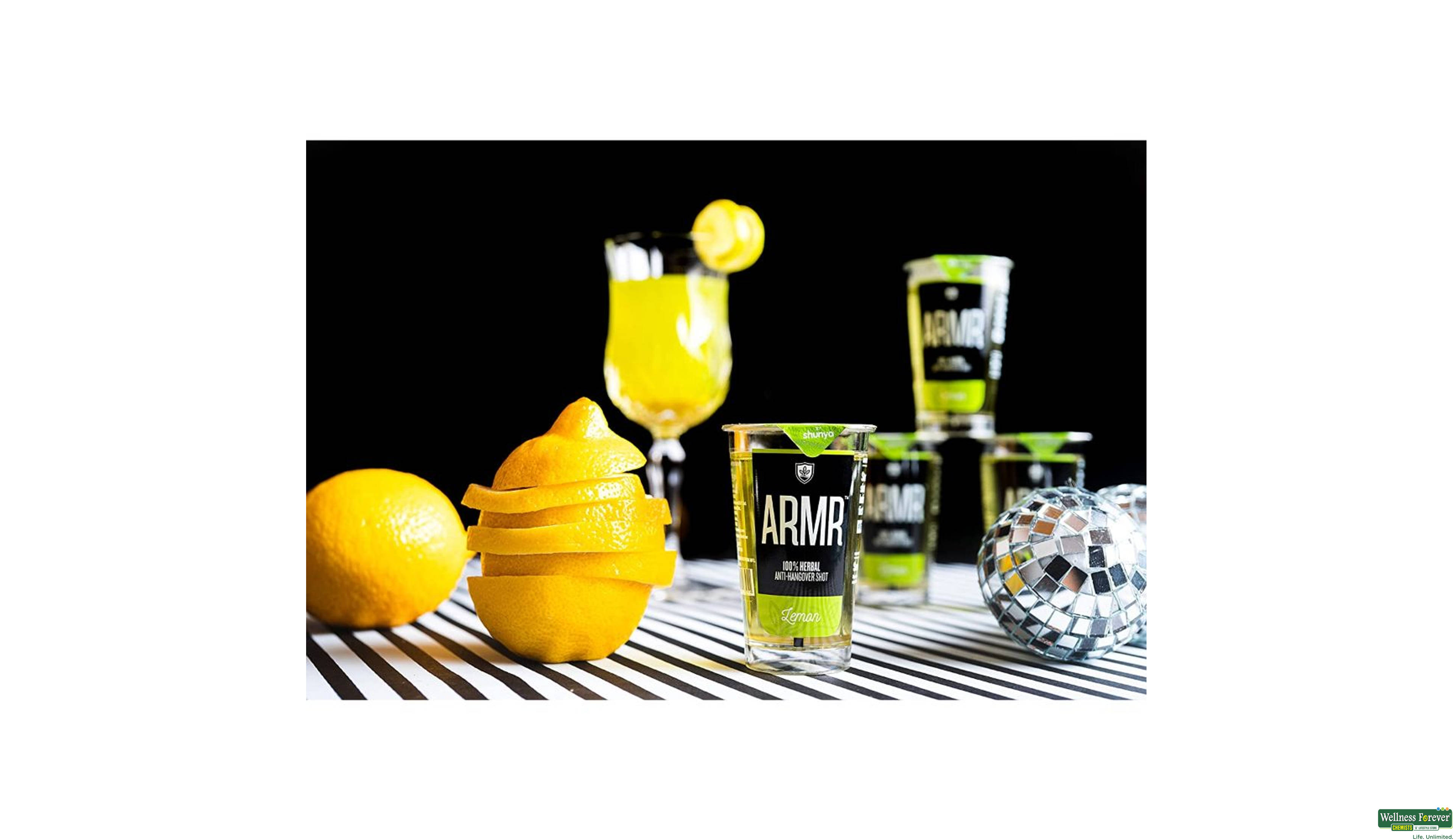 ARMR ANTI HANGOVER SHOT LEMON 60ML- 4, 60ML, 