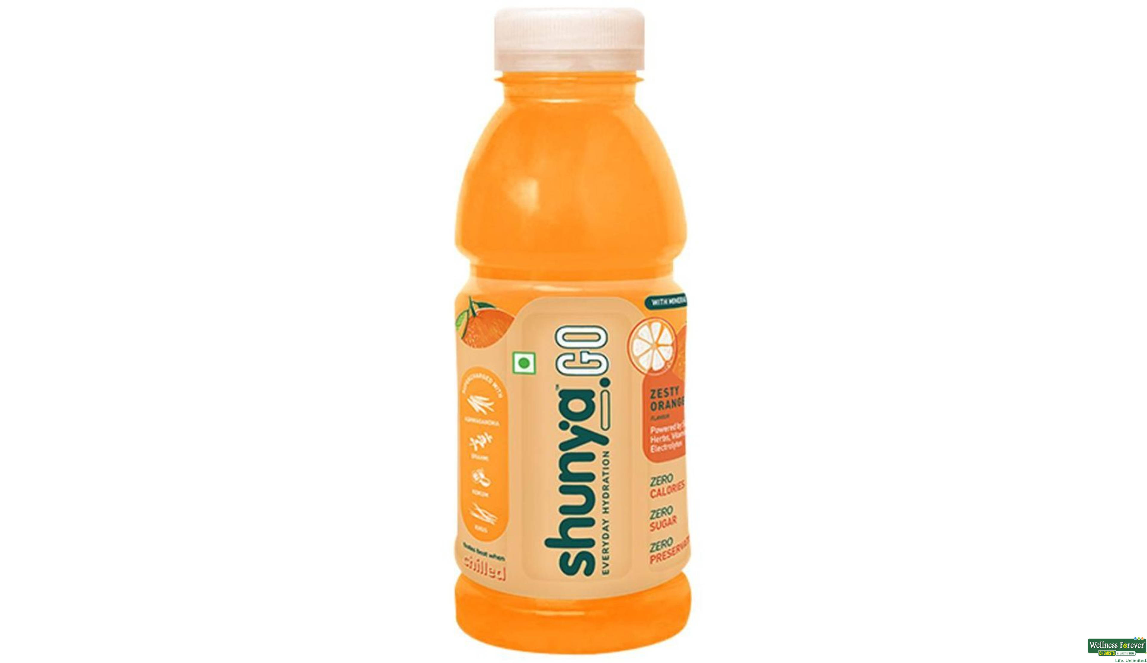 SHUNYA GO ZESTY ORANGE 300ML- 1, 300ML, null