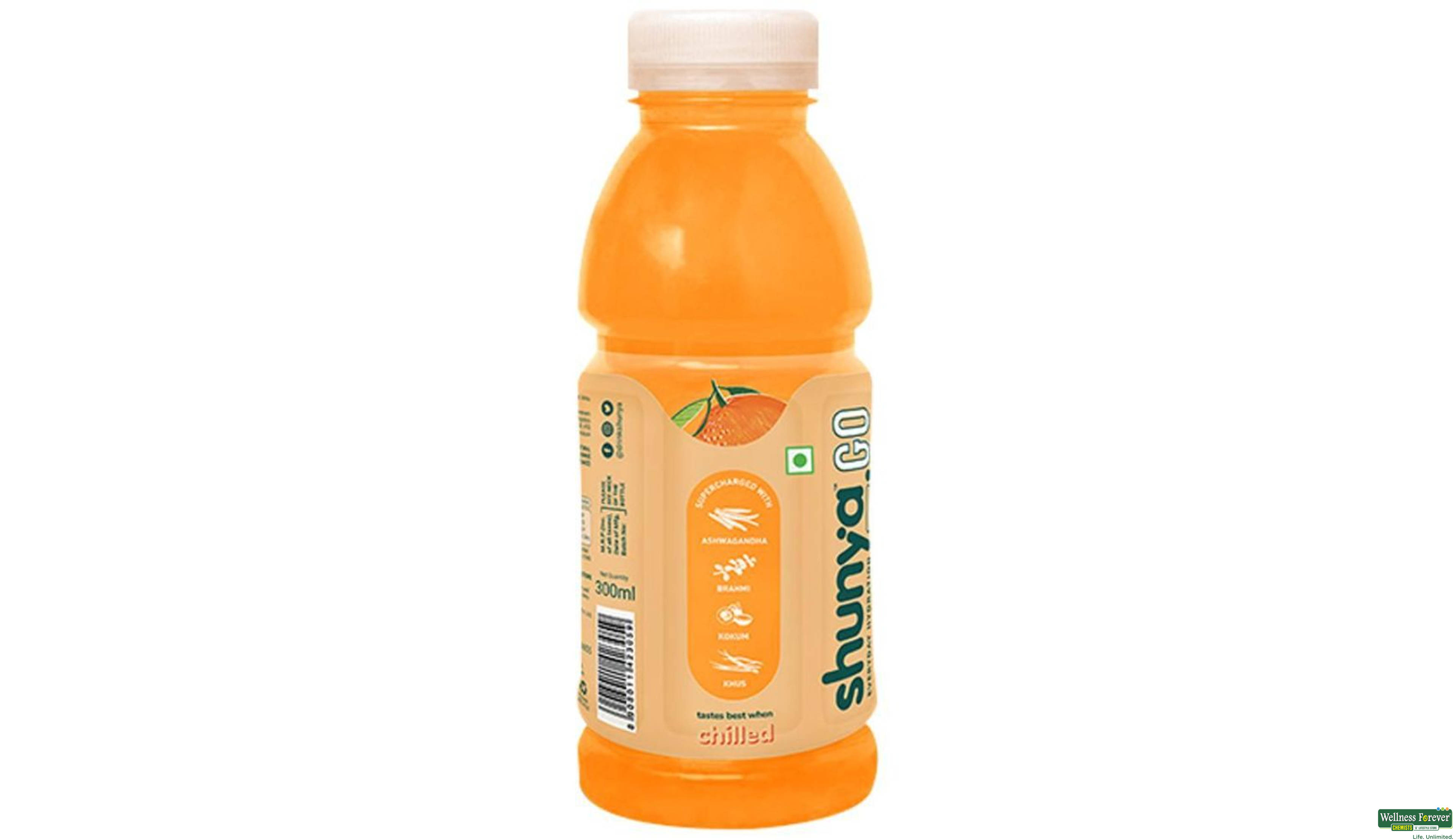 SHUNYA GO ZESTY ORANGE 300ML- 3, 300ML, null