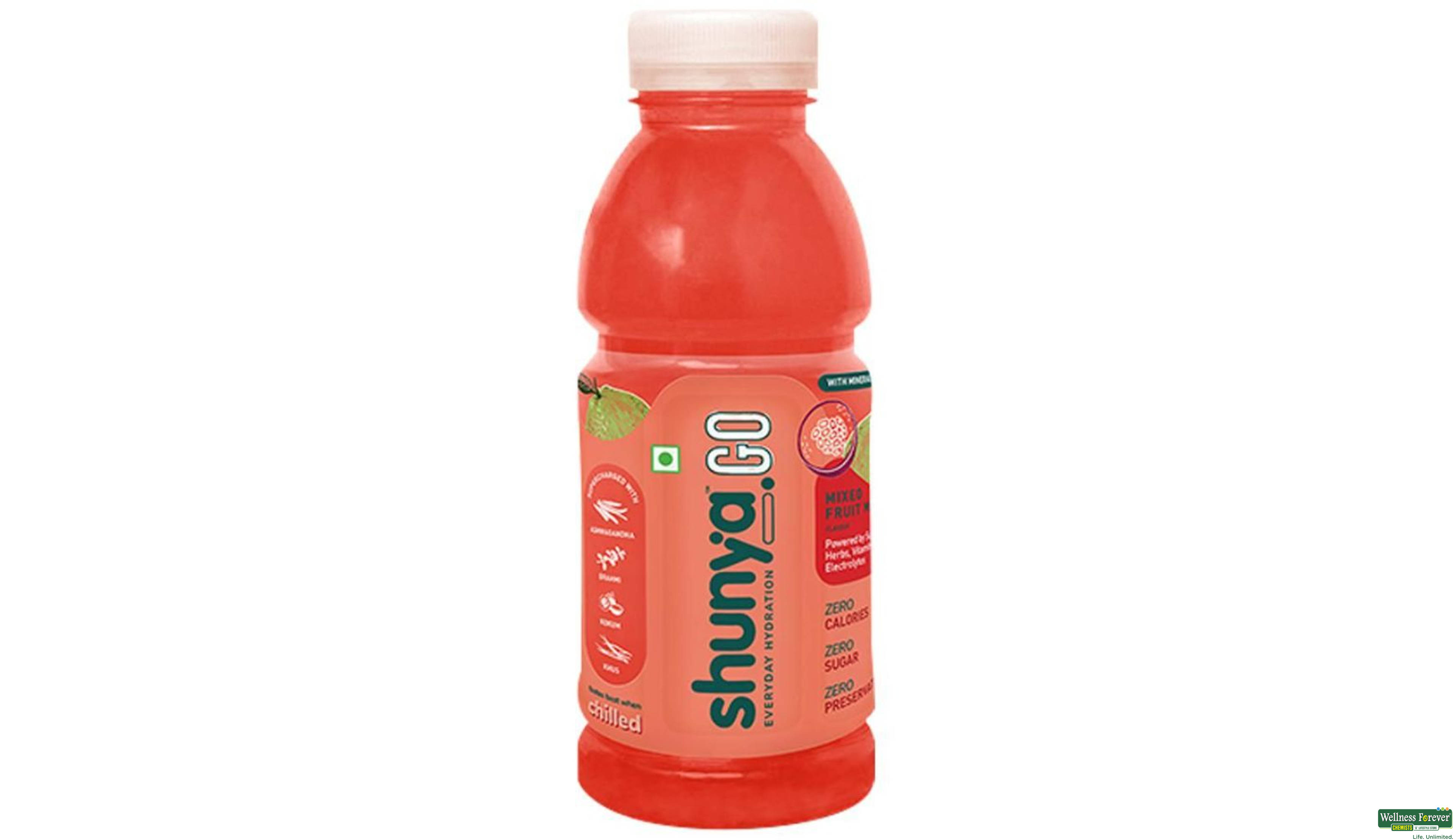 SHUNYA GO MIXED FRUIT MANIA 300ML- 1, 300ML, null