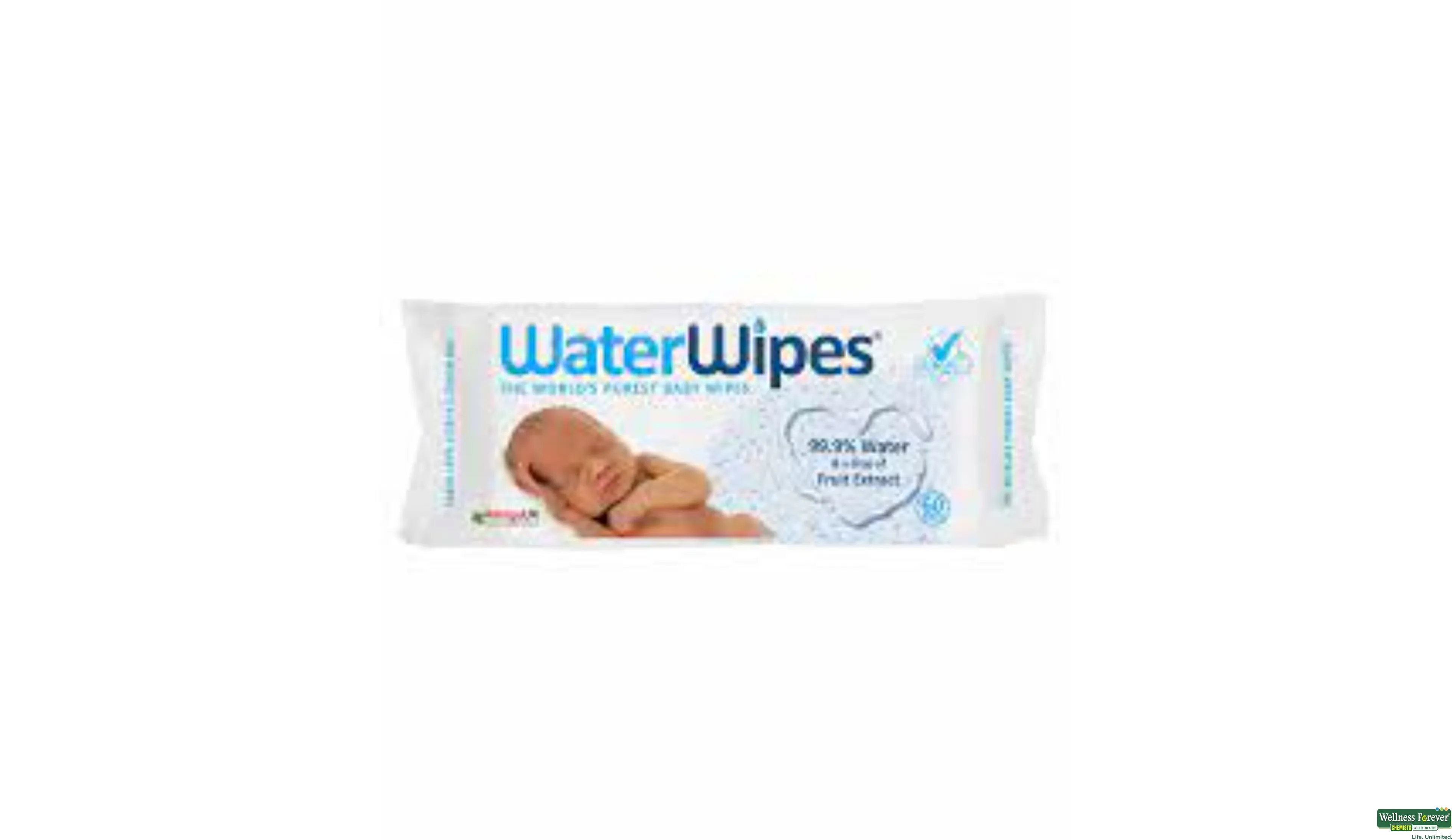 WaterWipes BIO Baby Wipes - Biodegradable Baby Wet Wipes, 60pcs