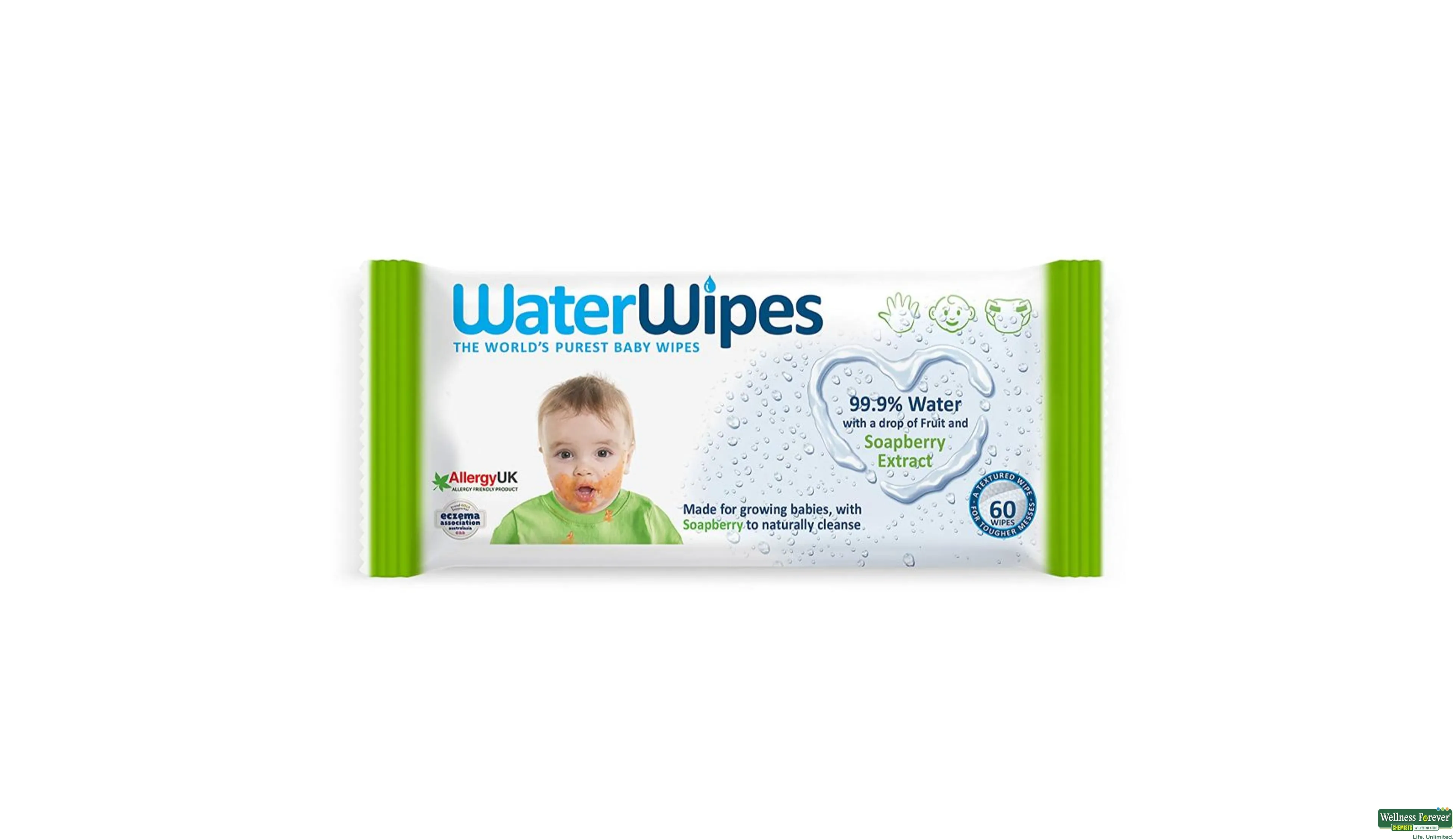 Wipes, Baby Wipes, 99.9% Pure Water Wipes (72 Wipes)