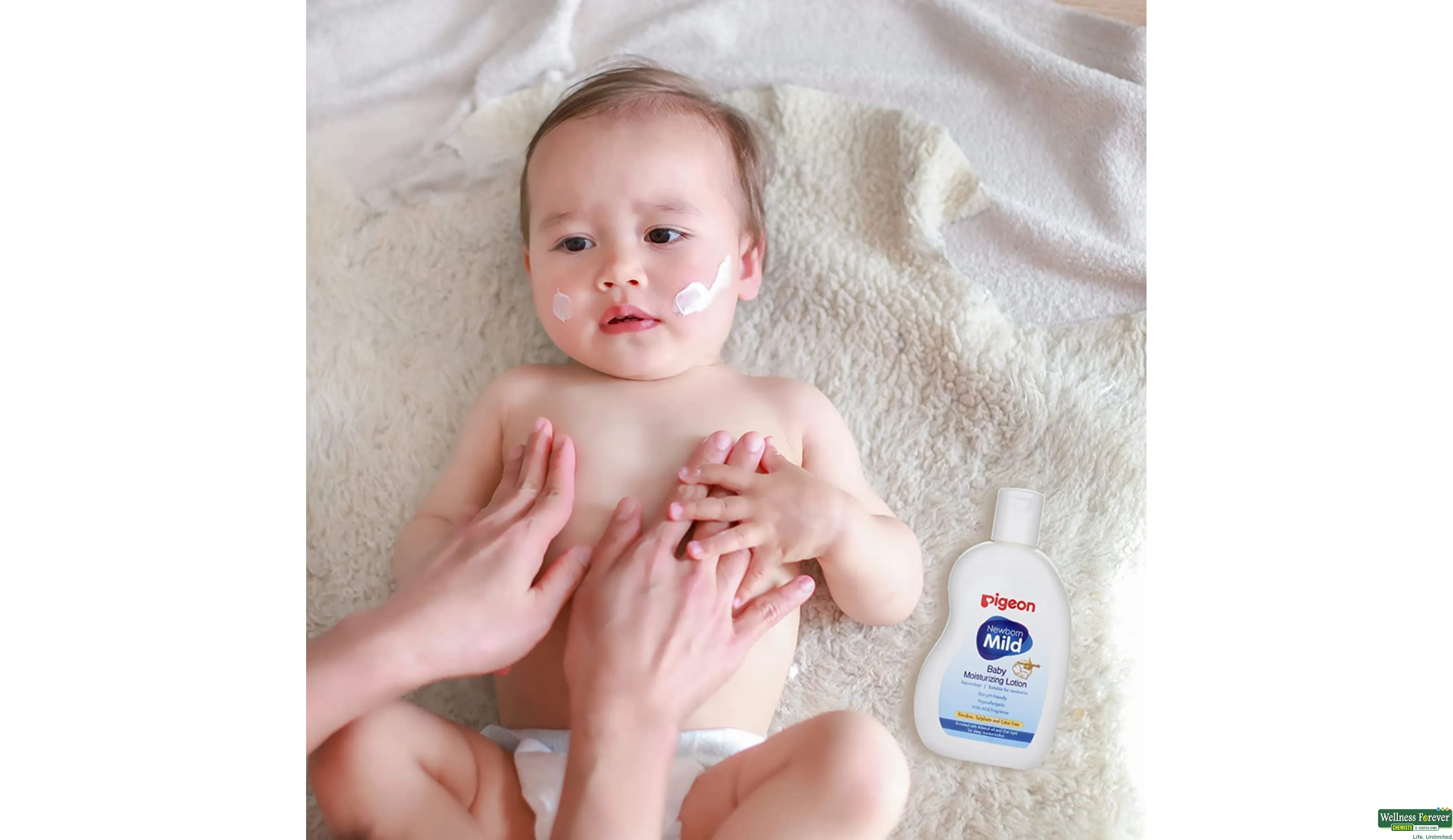 Pigeon baby lotion sales