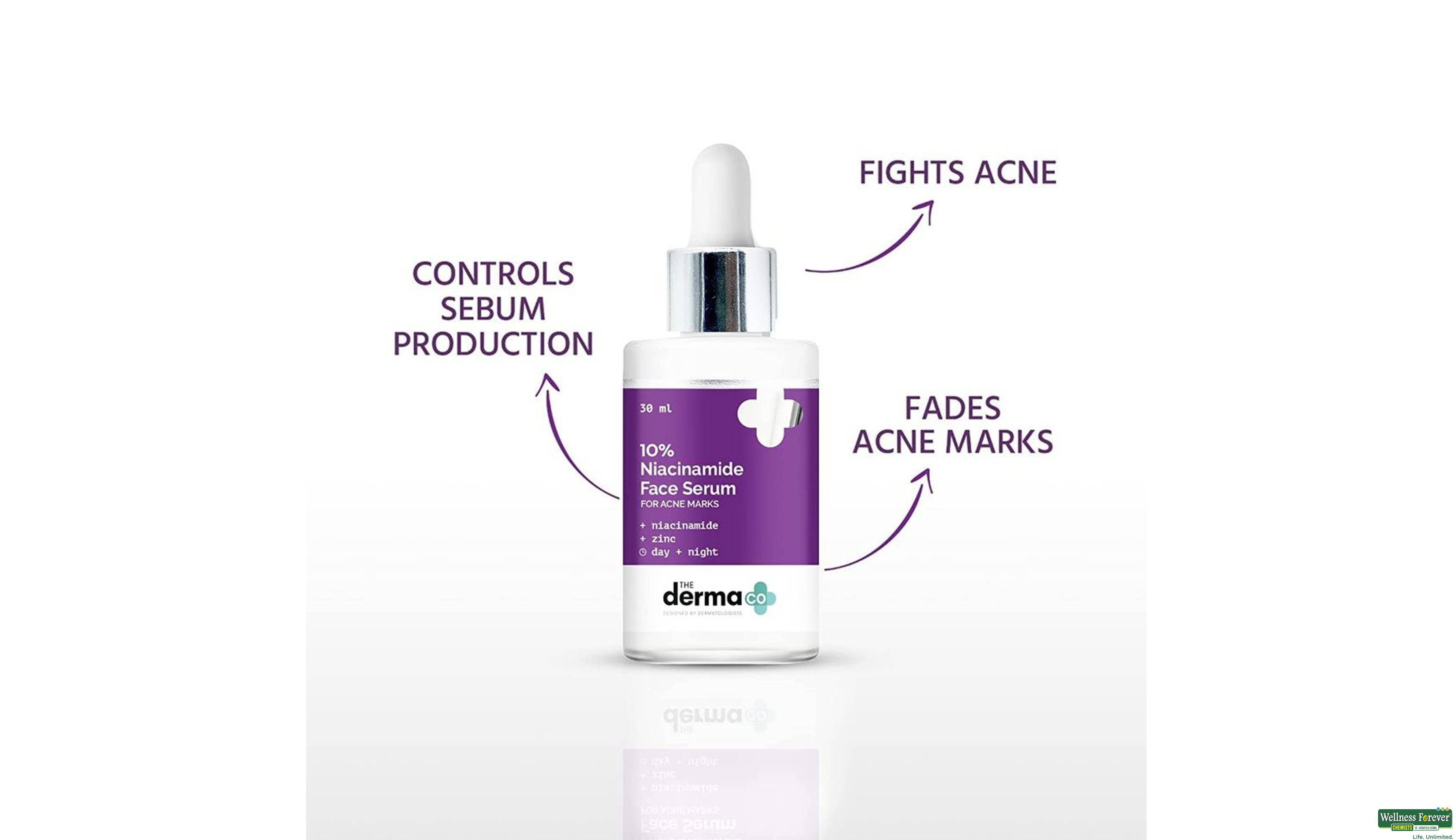 DERMA CO F/SERUM 10% NIACINMIDE 30ML- 3, 30ML, 