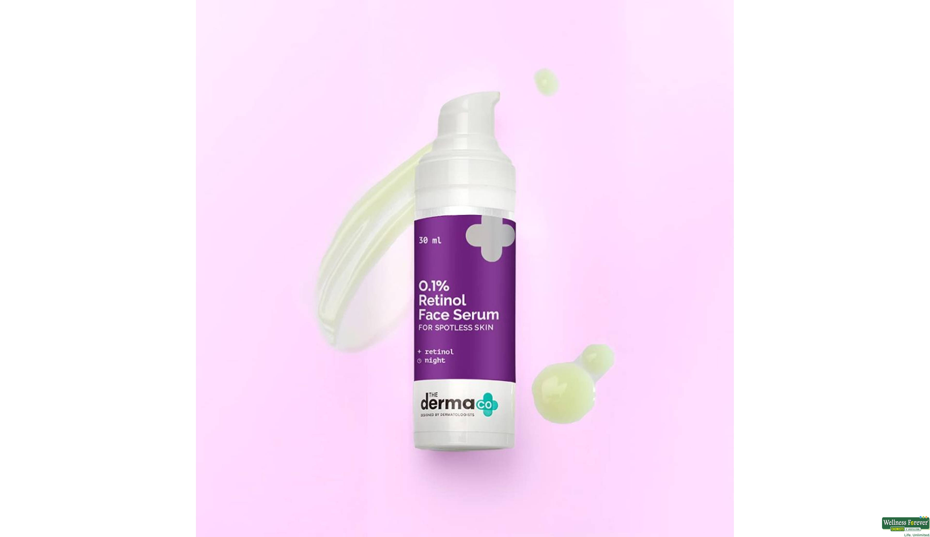 DERMA CO F/SERUM 0.1% RETINOL 30ML- 2, 30ML, 