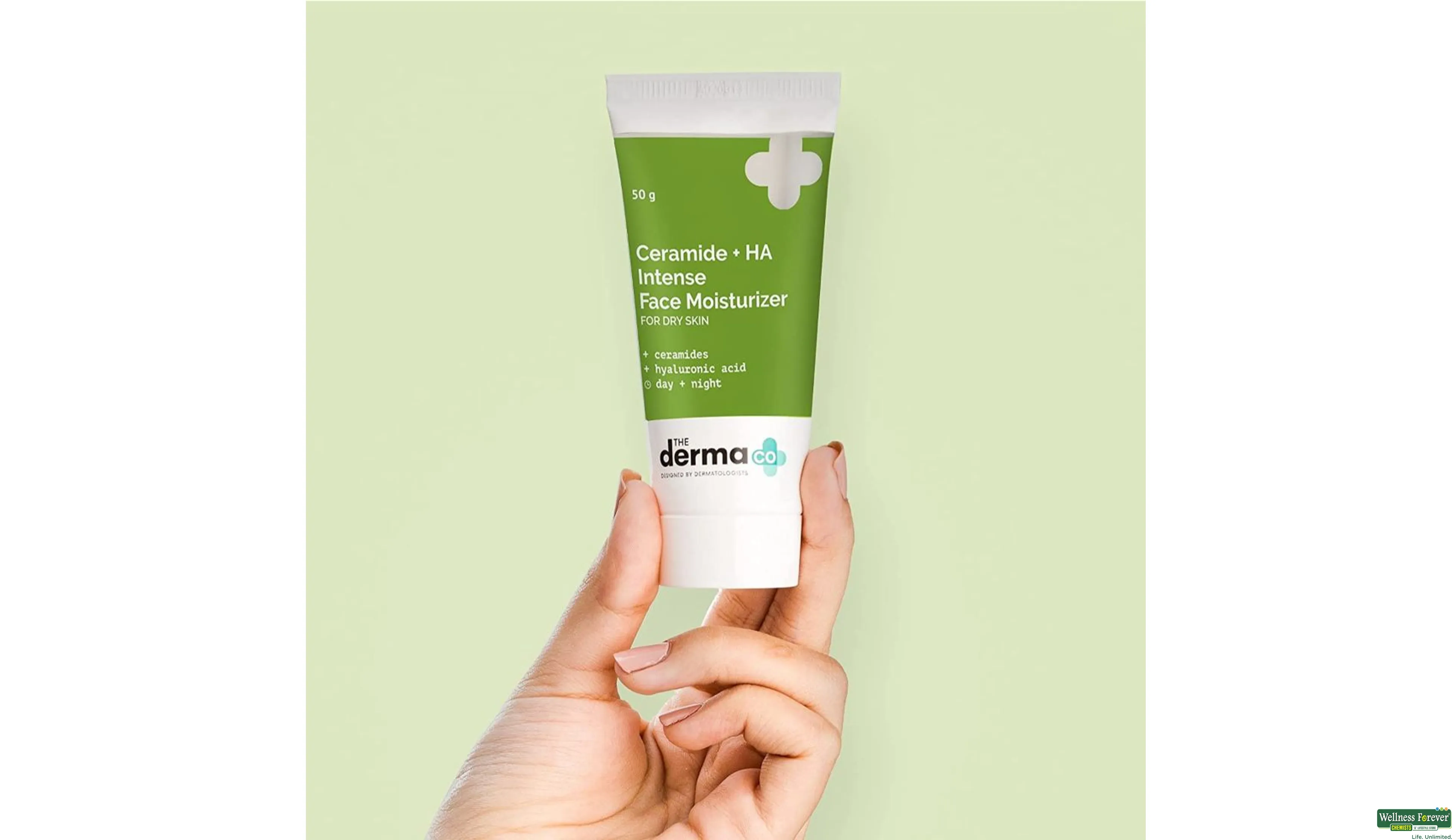 DERMA CO MOIST INTENSE CERAMIDE+HA 50GM- 2, 50GM, 