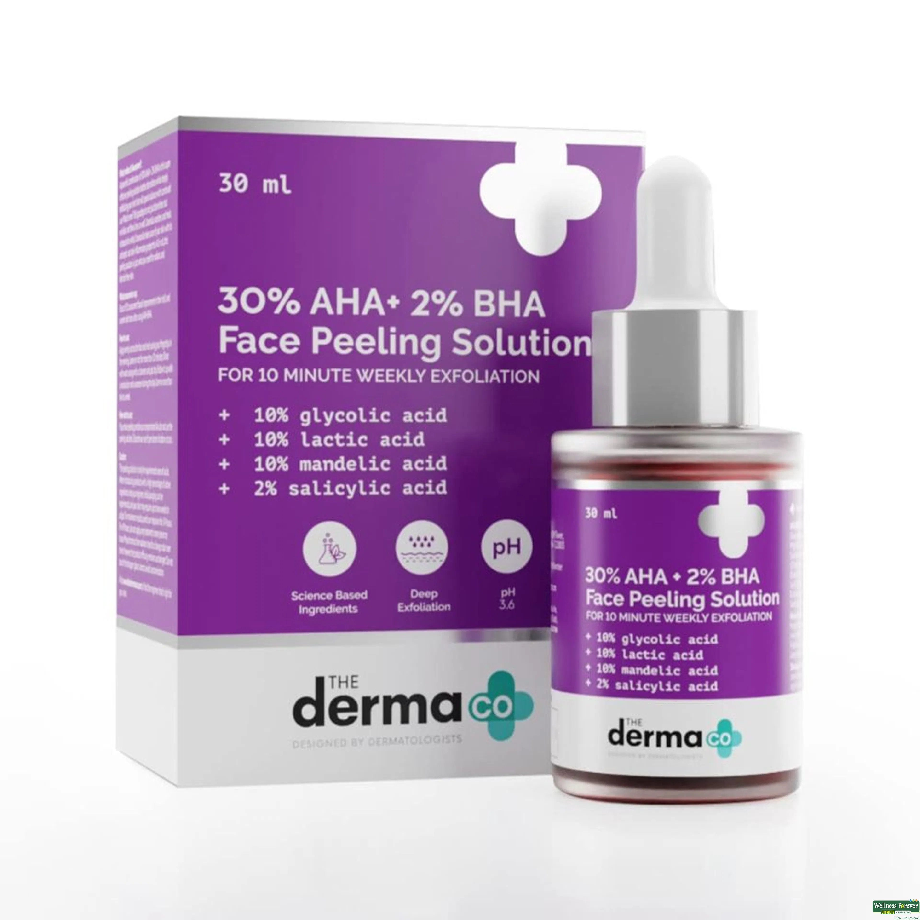 DERMA CO PEELING SOLUTION AHA+BHA 30ML-image