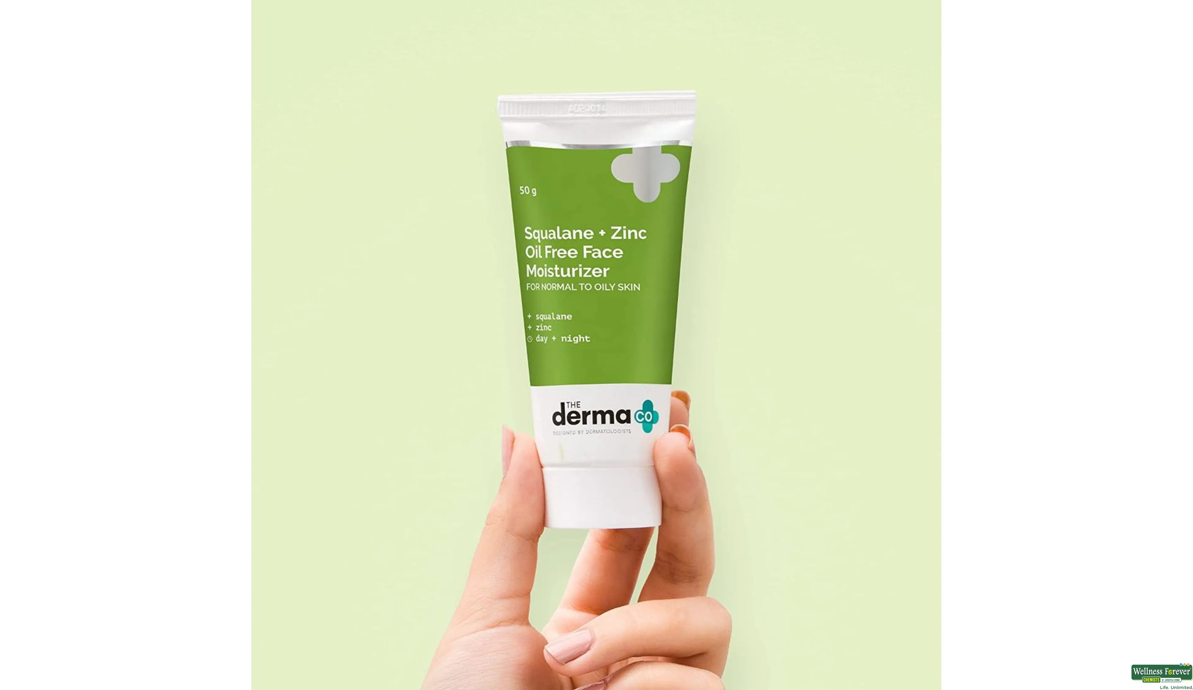 DERMA CO MOIST SQUALENE+ZINC 50GM- 2, 50GM, 