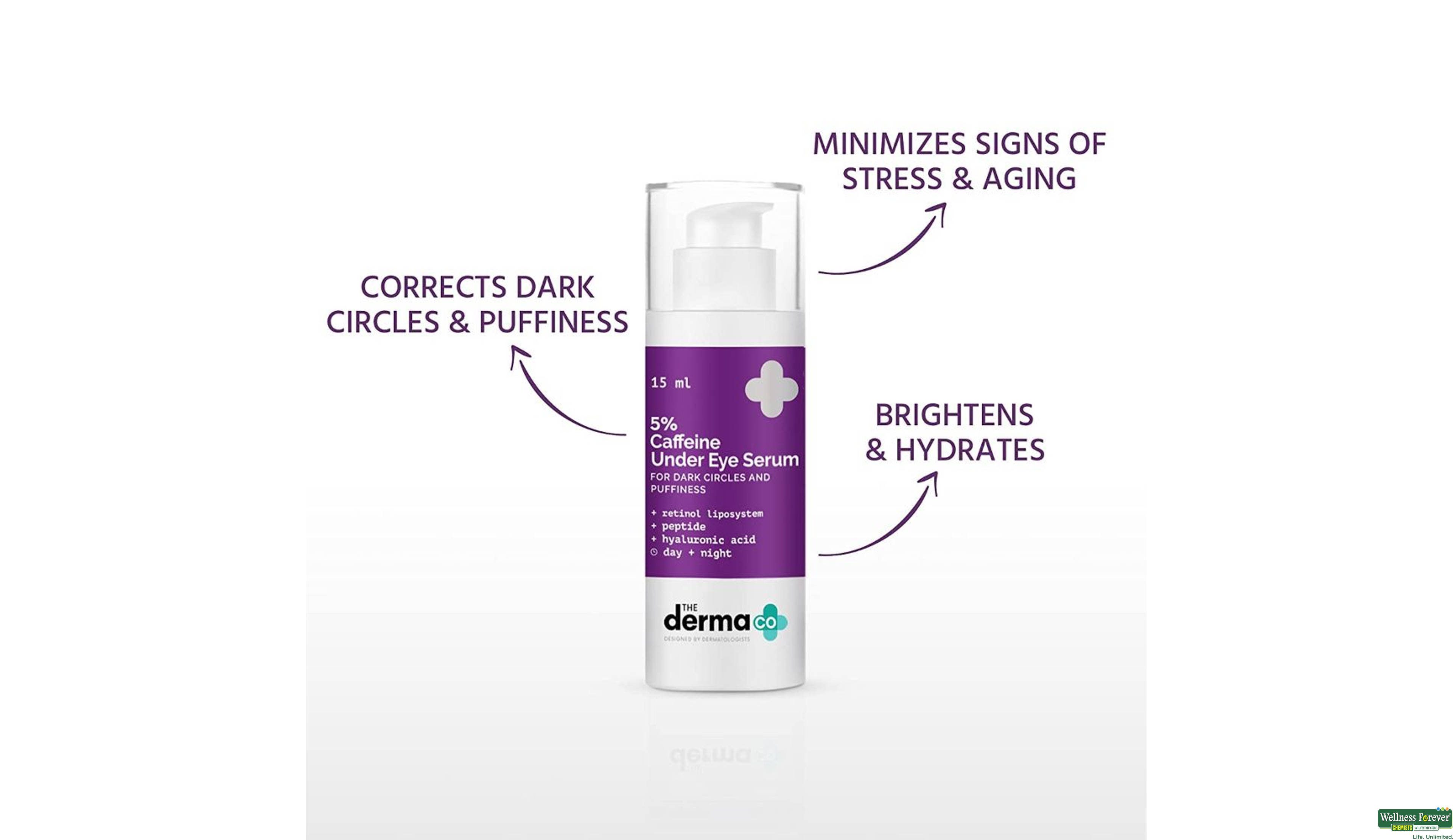 DERMA CO F/SERUM 5% CAFFEINE 15ML- 3, 15ML, 