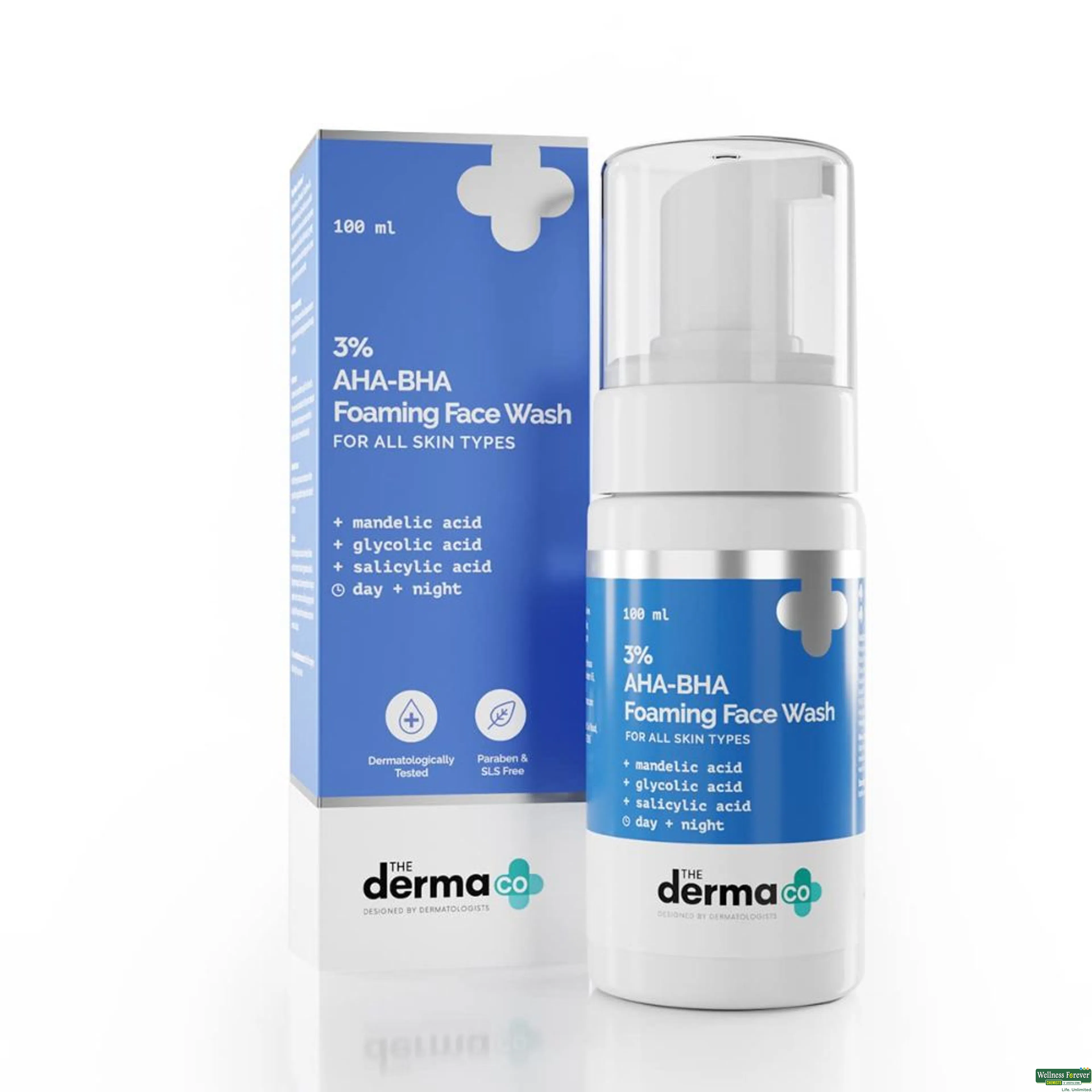 DERMA CO FACIAL CLEANSER AHA + BHA 100ML-image