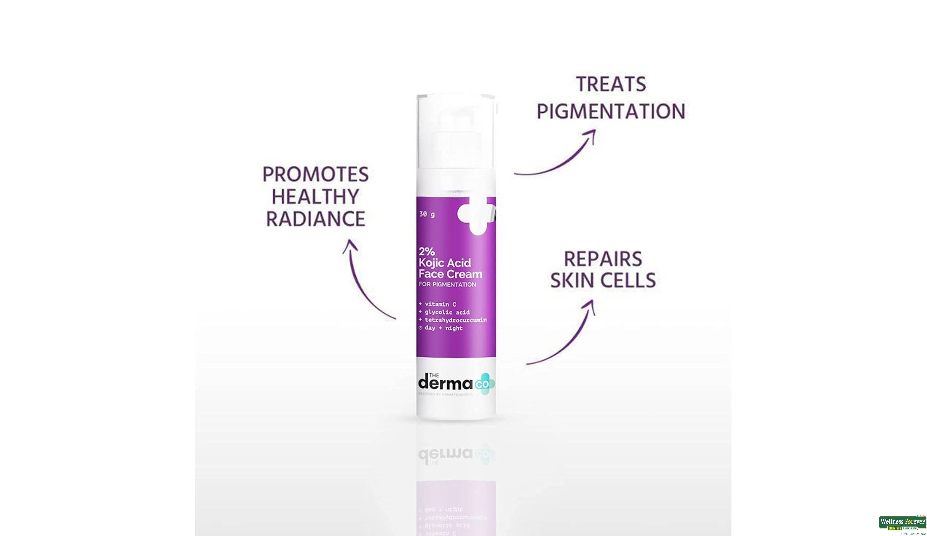 DERMA CO CRM KOJIC ACID 30GM- 3, 30GM, 