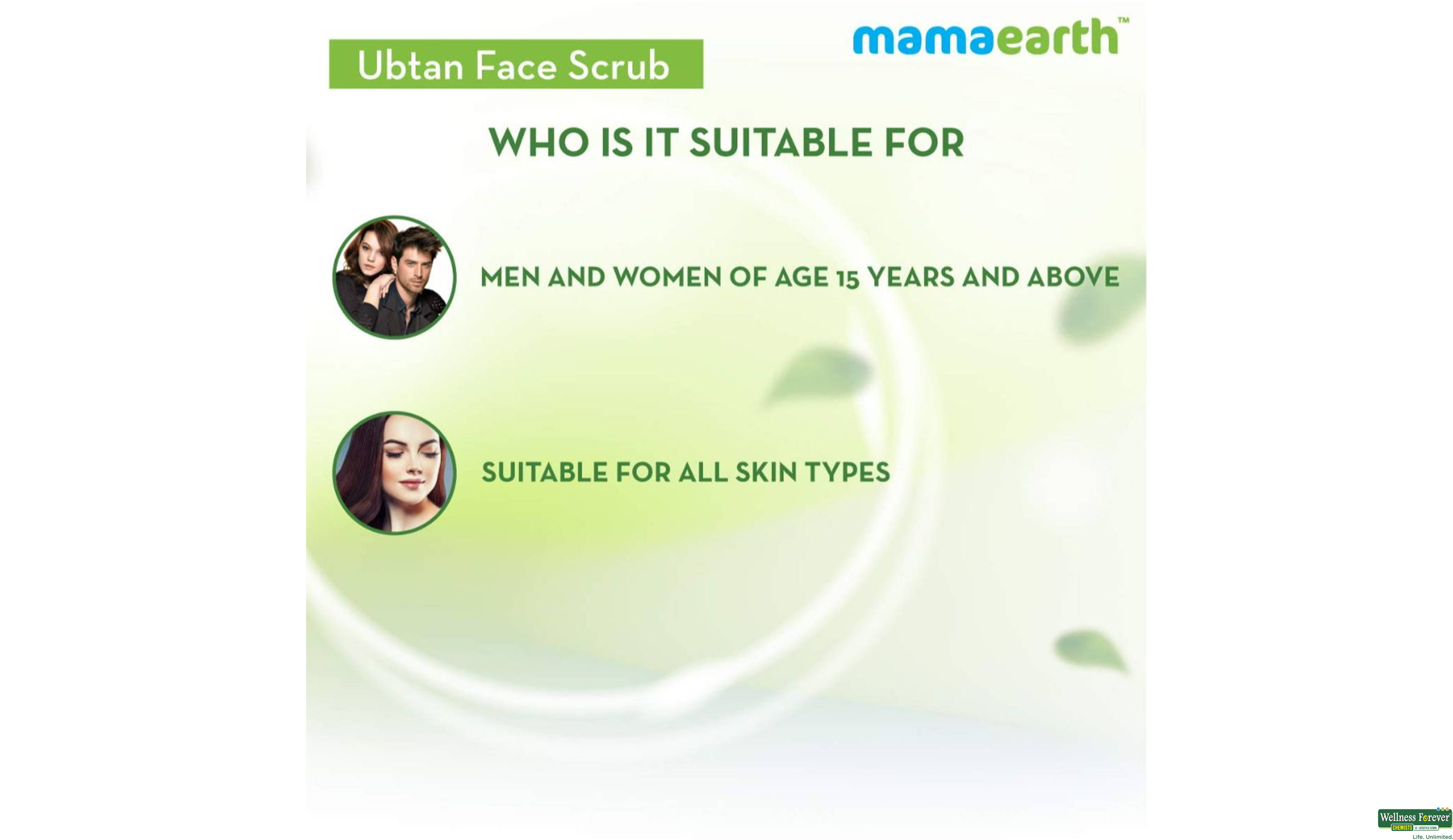 MAMAEARTH F/SCRUNB UBTAN 100GM- 5, 100GM, 