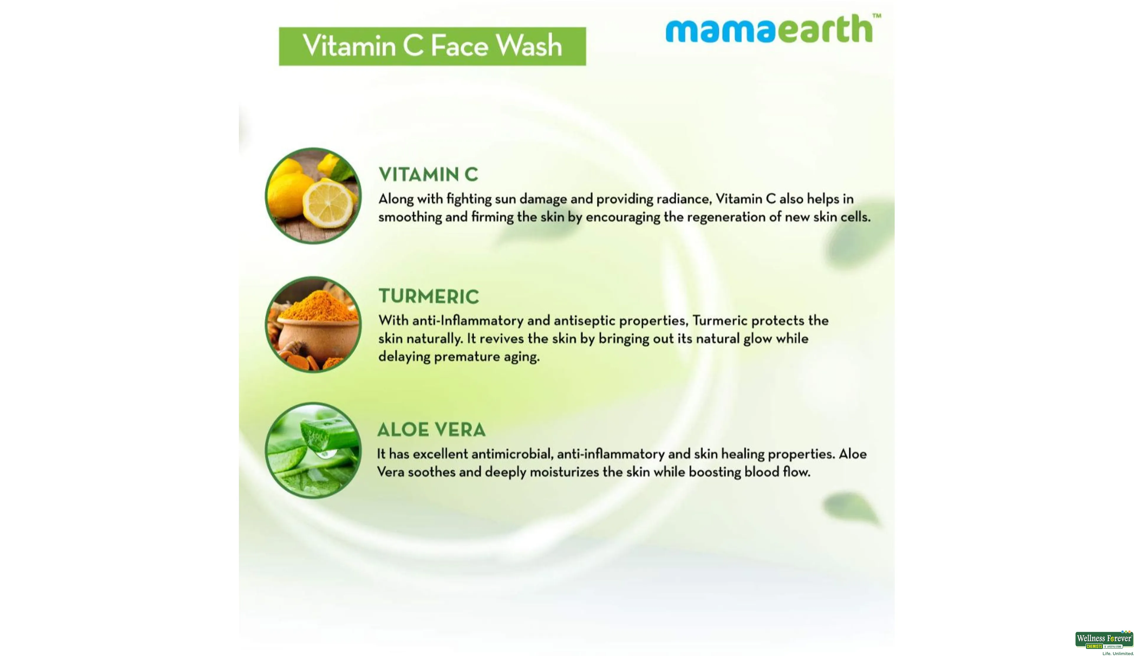 MAMAEARTH F/WASH VIT C 100ML- 3, 100ML, 