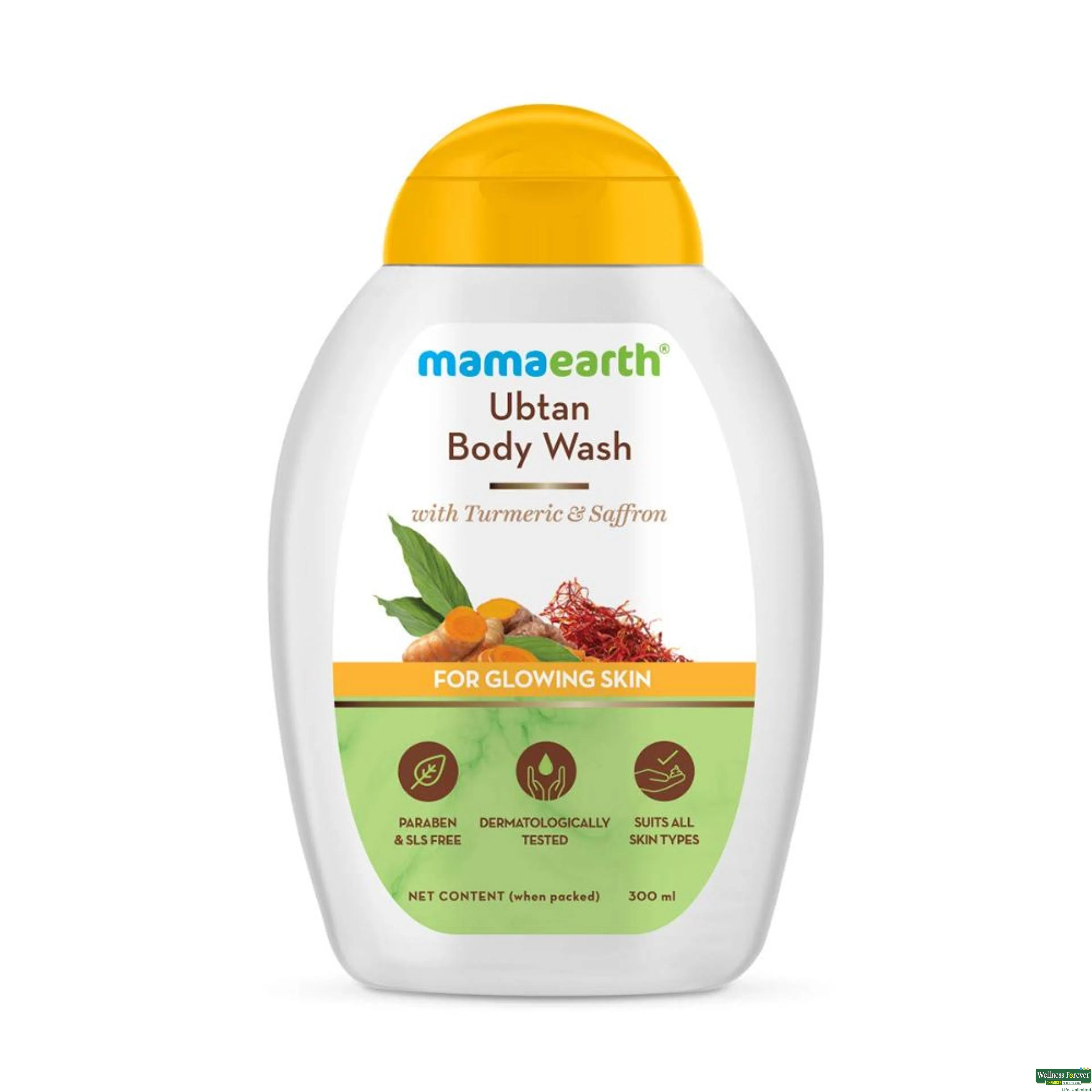 MAMAEARTH B/WASH UBTAN 300ML-image