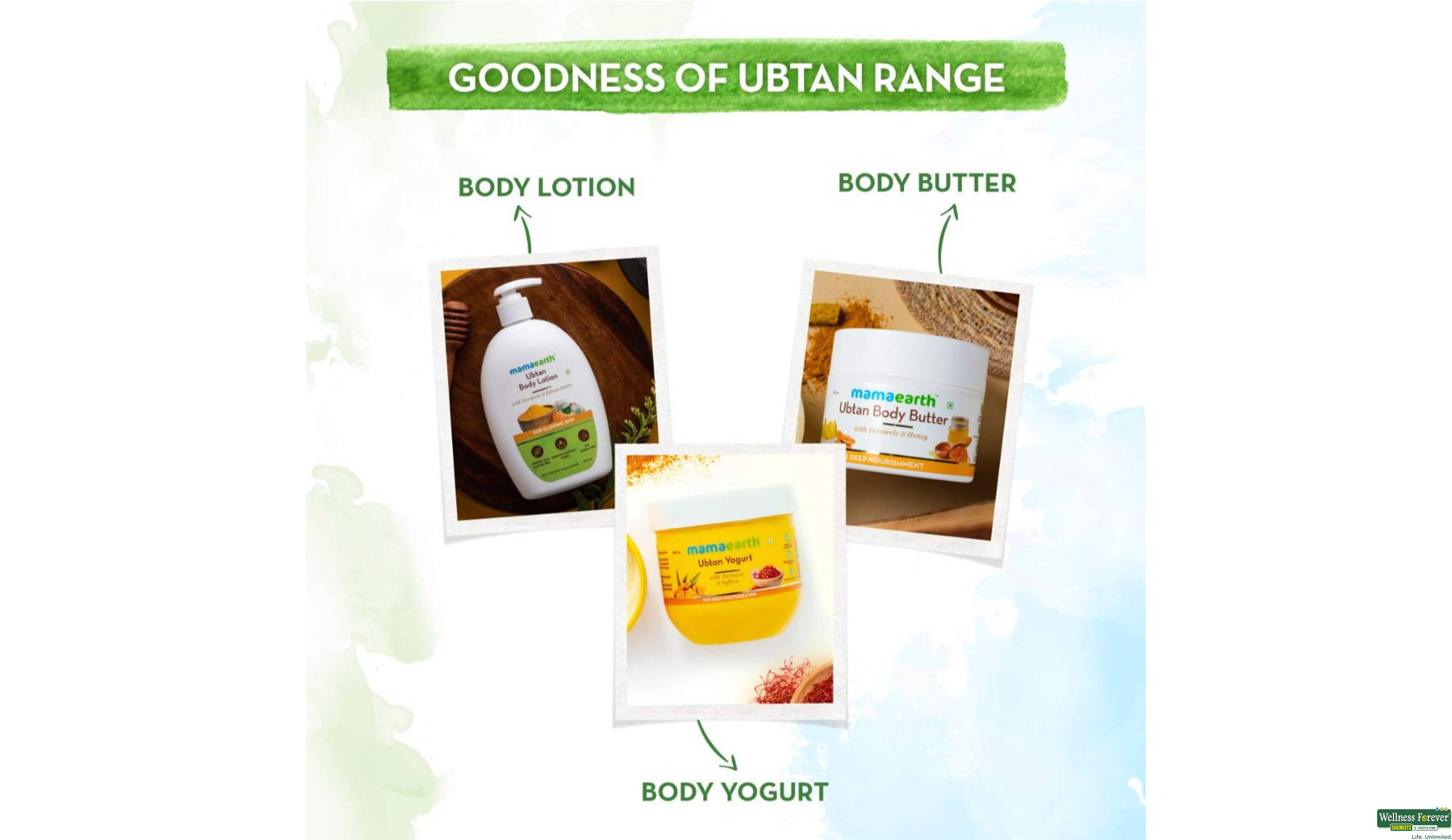 MAMA EARTH UBTAN MOISTURIZING BW 275ML- 6, 275ML, 