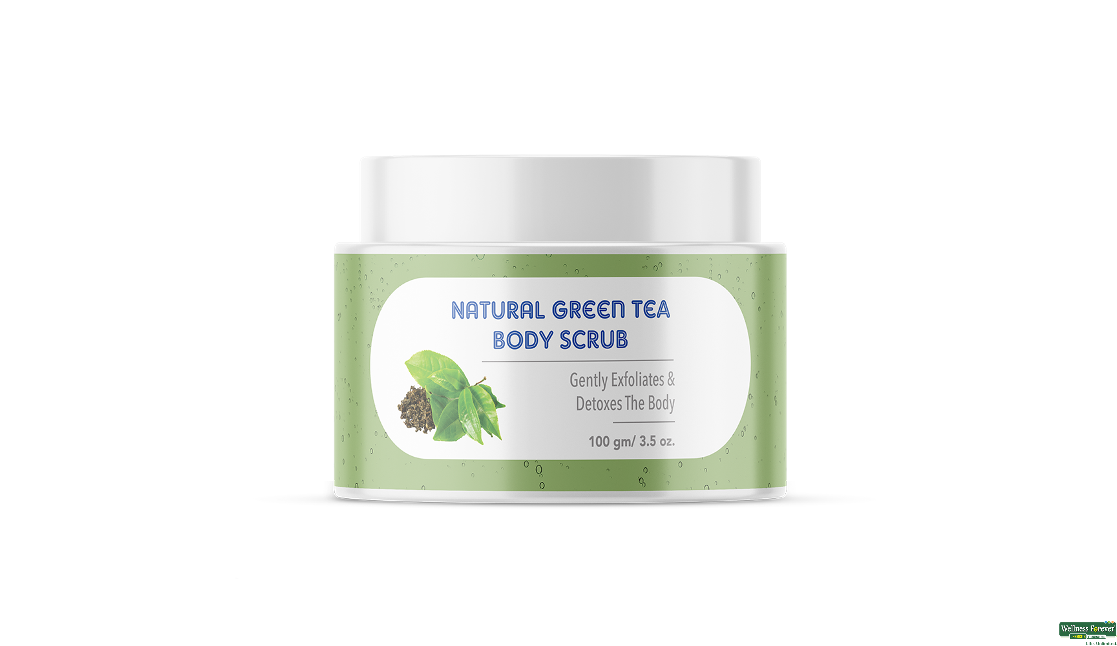 THE MOMS B/SCRUB N/GREEN TEA 100GM- 1, 100GM, null