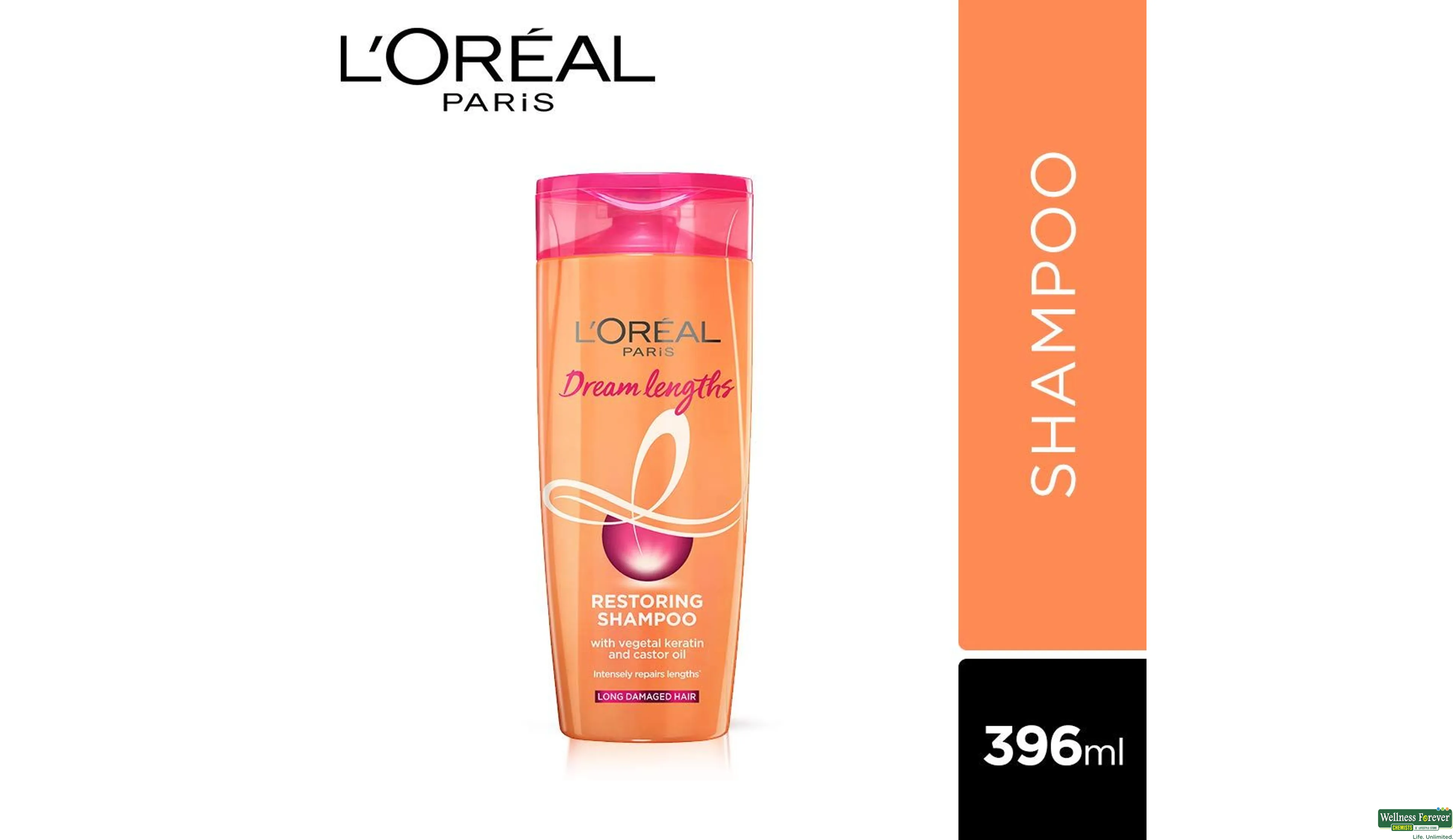 LOREAL SHMP DREAM LENGTHS 396ML- 2, 396ML, 