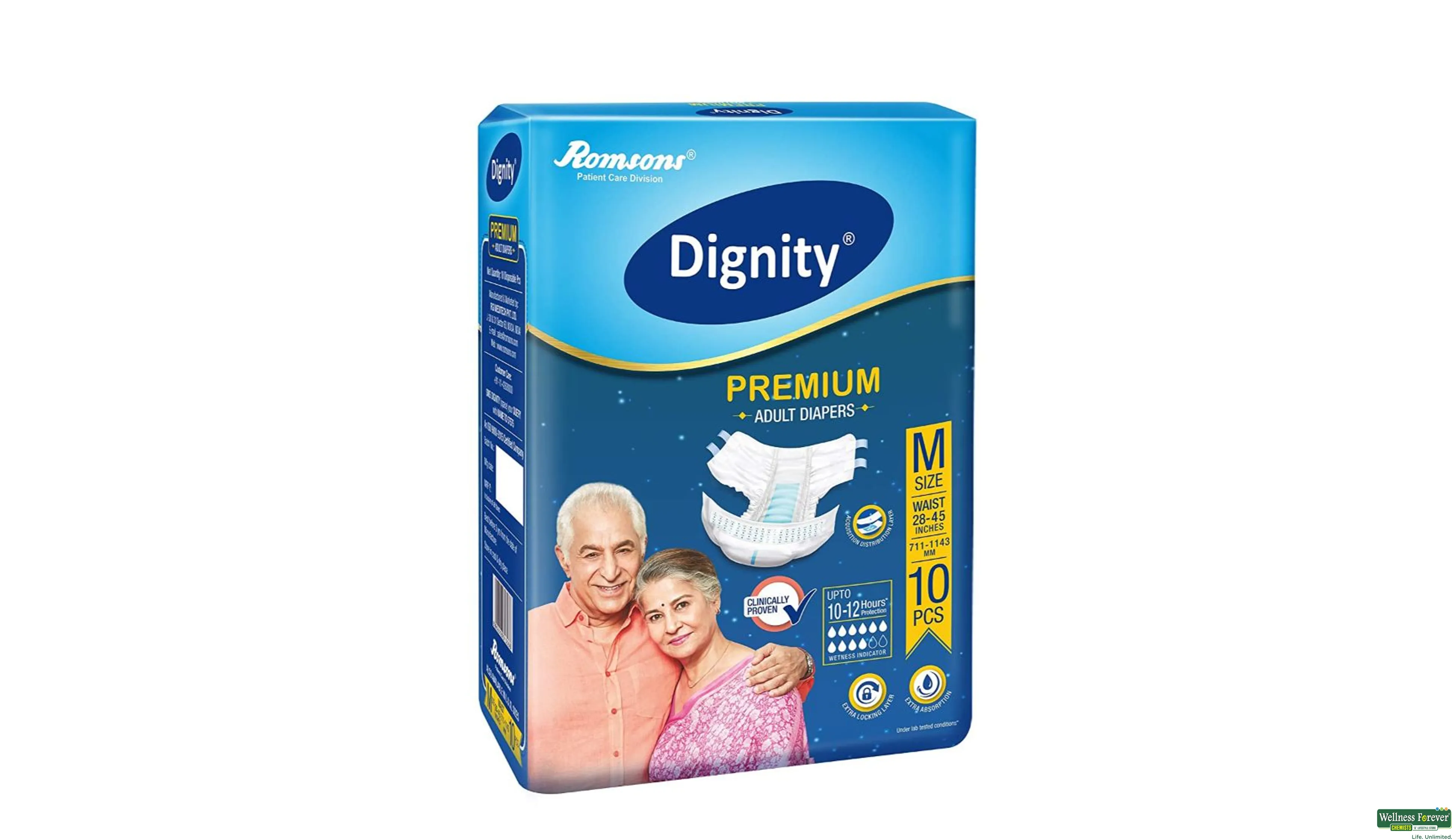 DIGNITY PREMIUM DIAP ADULT M 10PC- 3, 10PC, 