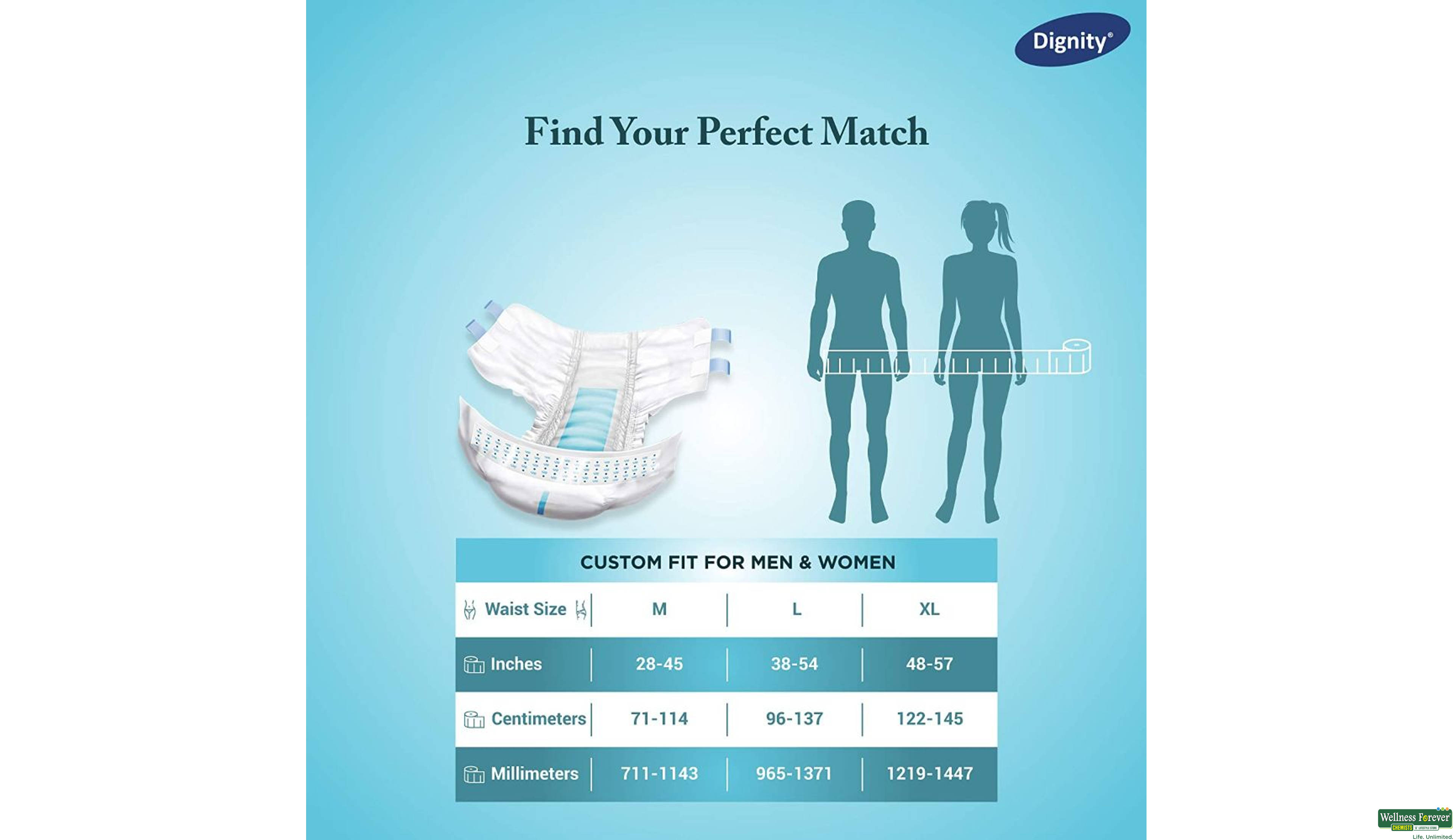 DIGNITY PREMIUM DIAP ADULT L 10PC- 5, 10PC, 
