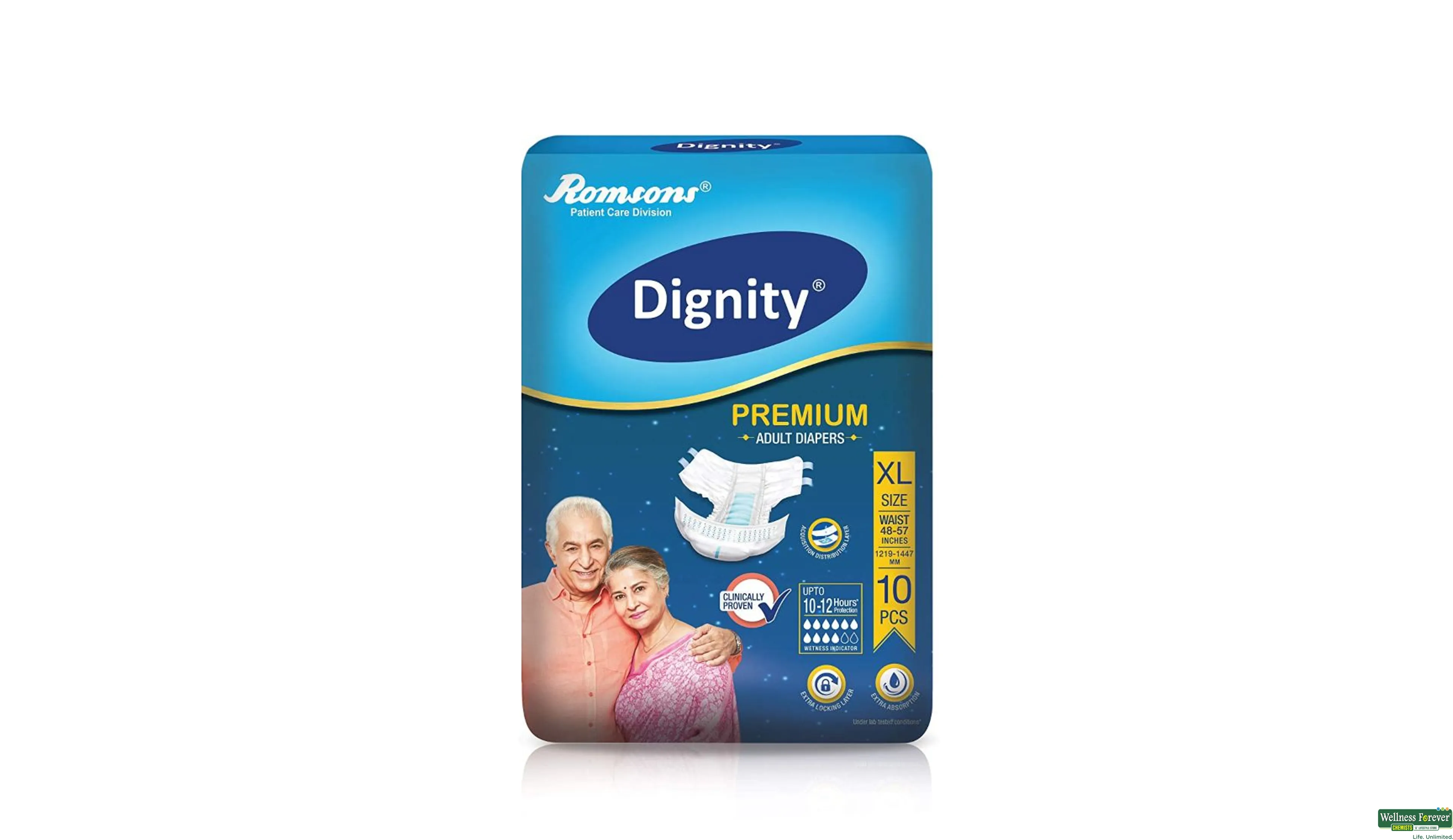 DIGNITY PREMIUM DIAP ADULT XL 10PC- 1, 10PC, 