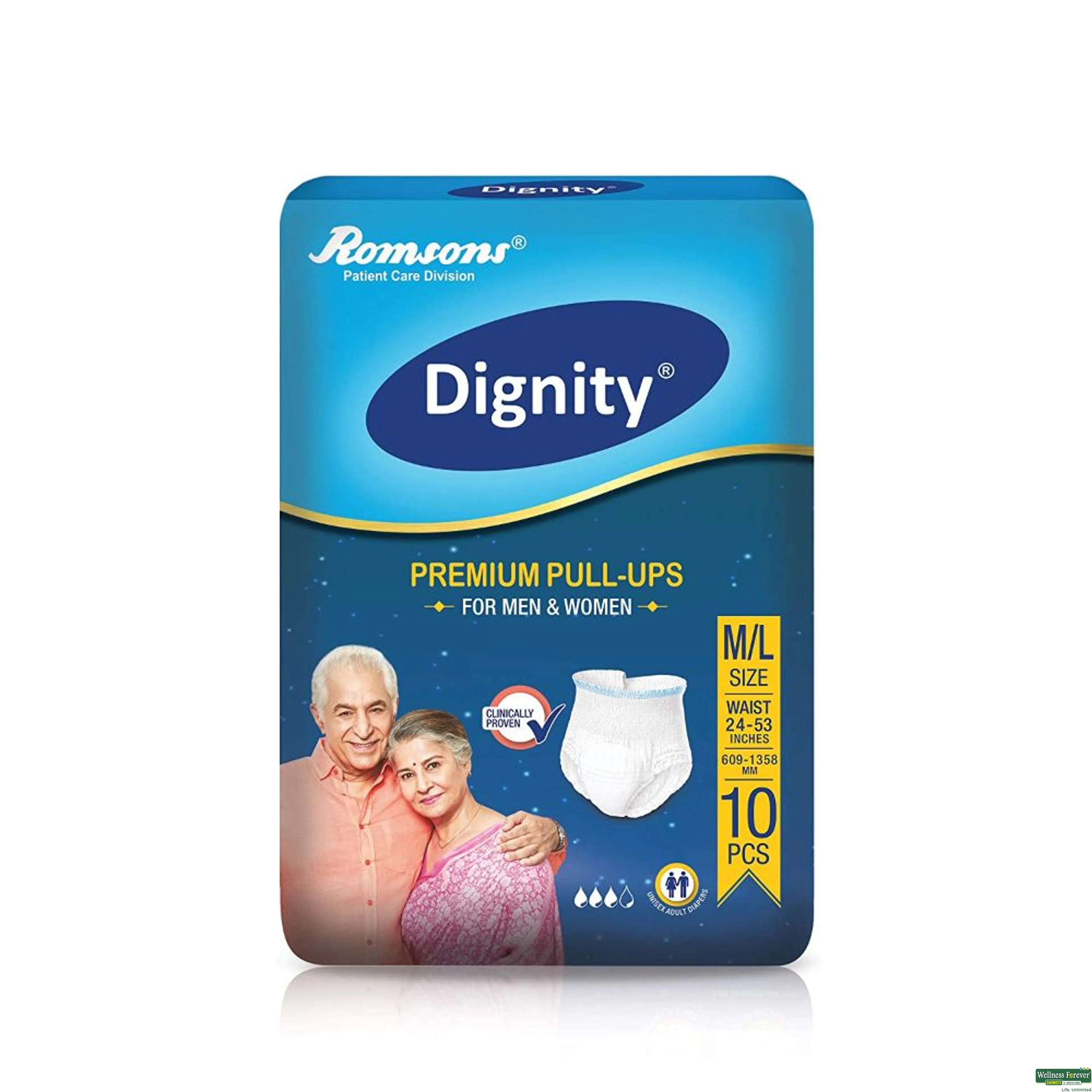 DIGNITY PREMIUM ADULT PULLUPS M-L 10PC-image