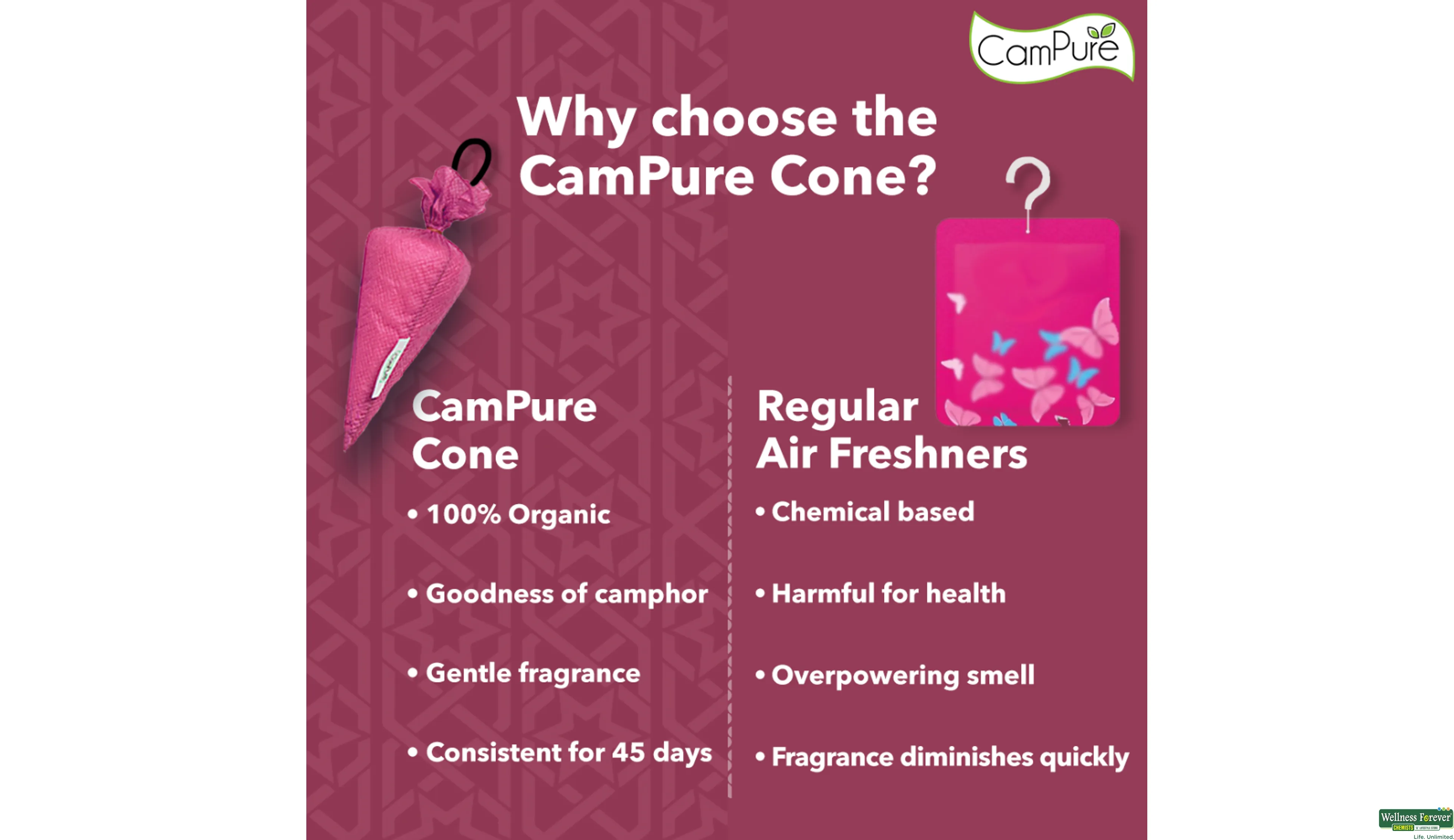 CAMPURE A/FR CONE ROSE 60GM- 4, 60GM, 