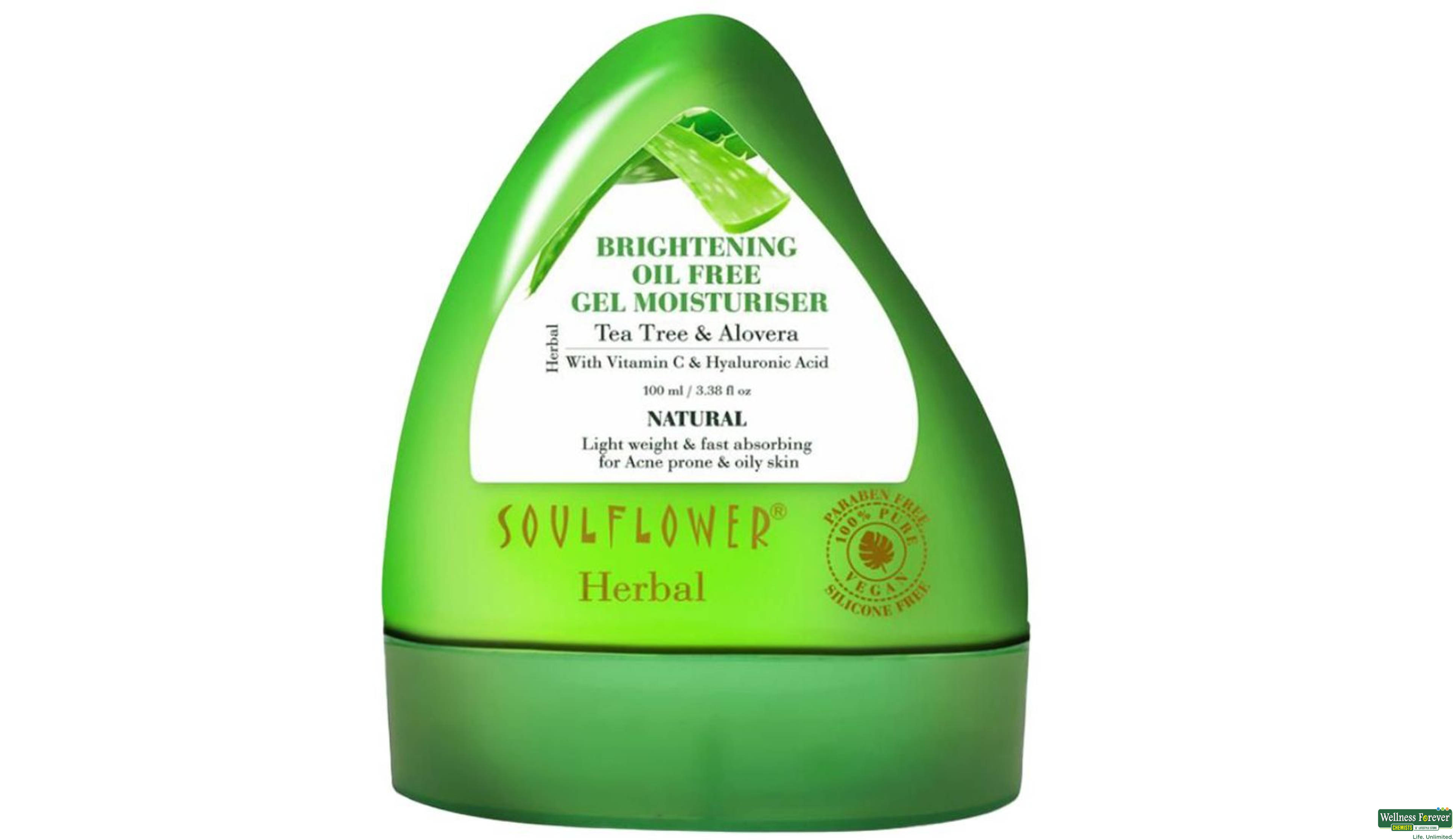 SOULFLOWER MOIST TEA TREE BRIGHTING 100ML- 1, 100ML, 