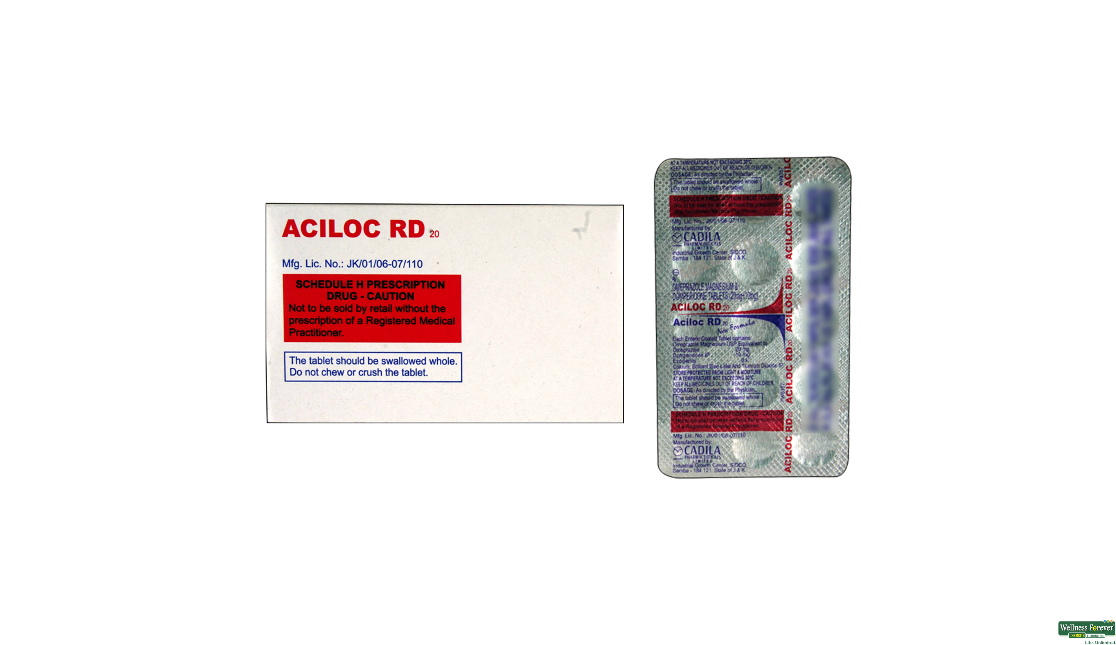 ACILOC-RD 20MG 15TAB- 2, 15TAB, 
