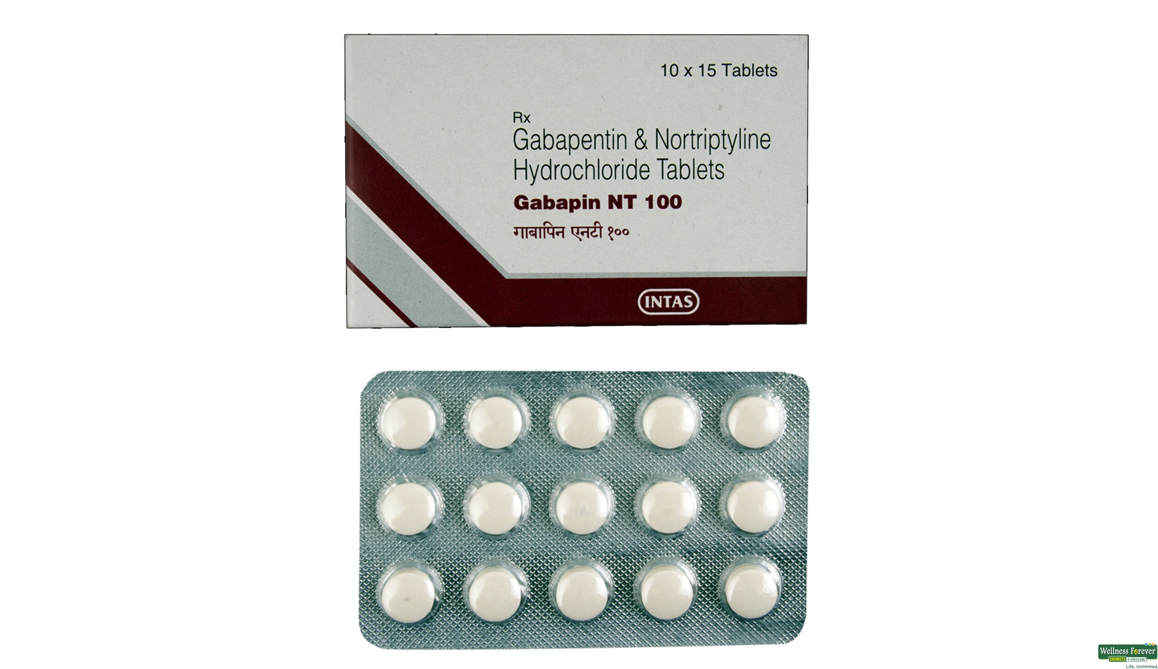 GABAPIN-NT 200MG 15TAB- 1, 15TAB, 