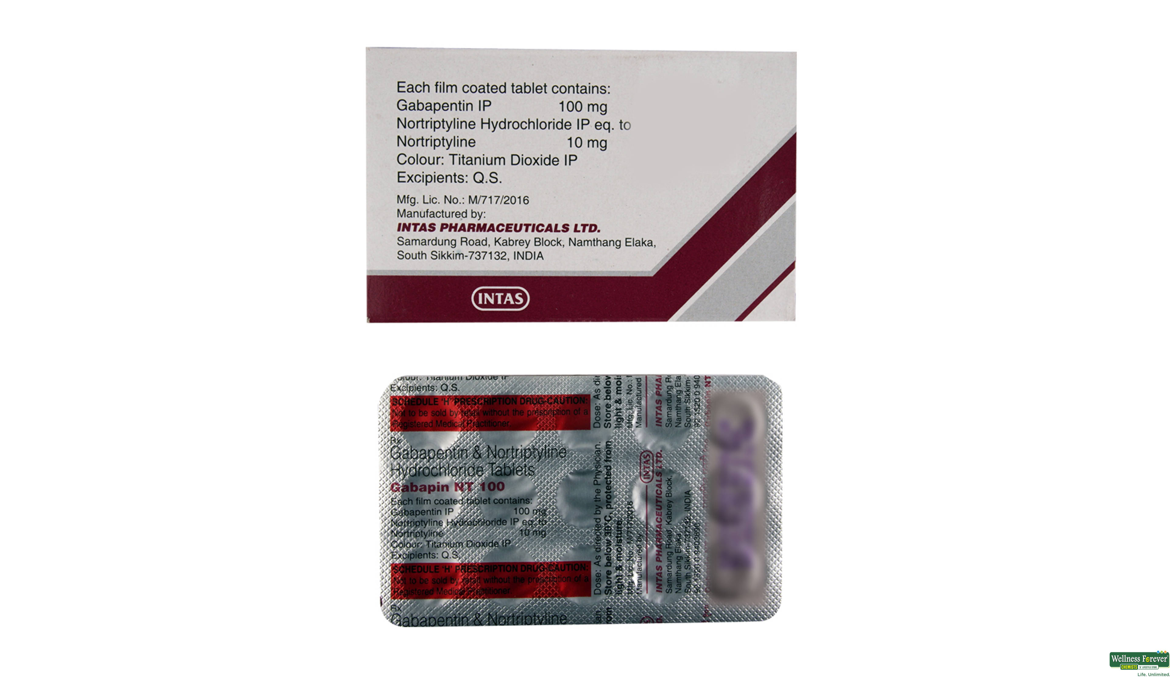 GABAPIN-NT 200MG 15TAB- 2, 15TAB, 