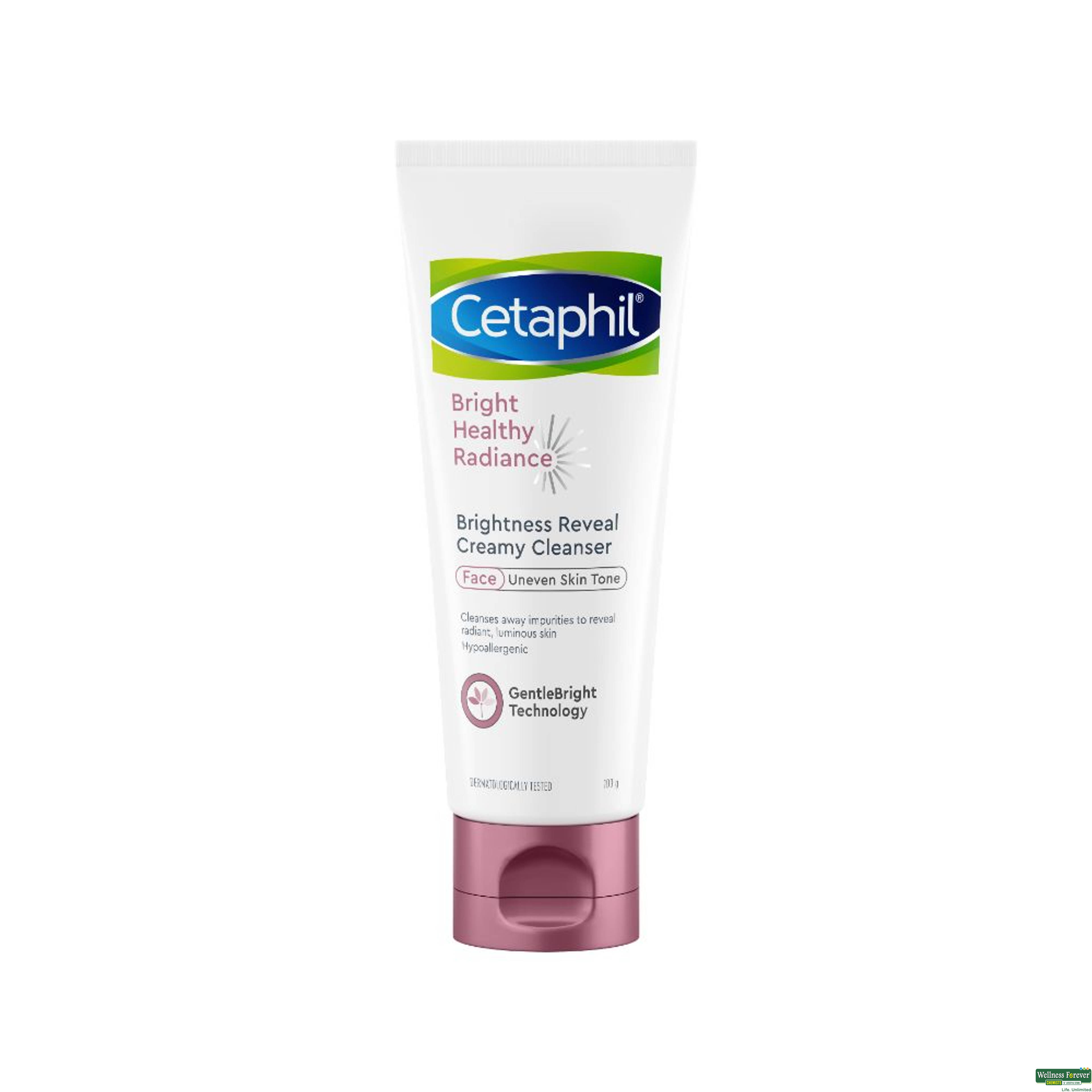 Cetaphil Bright Healthy Reveal Creamy Cleanser, 100 G-image