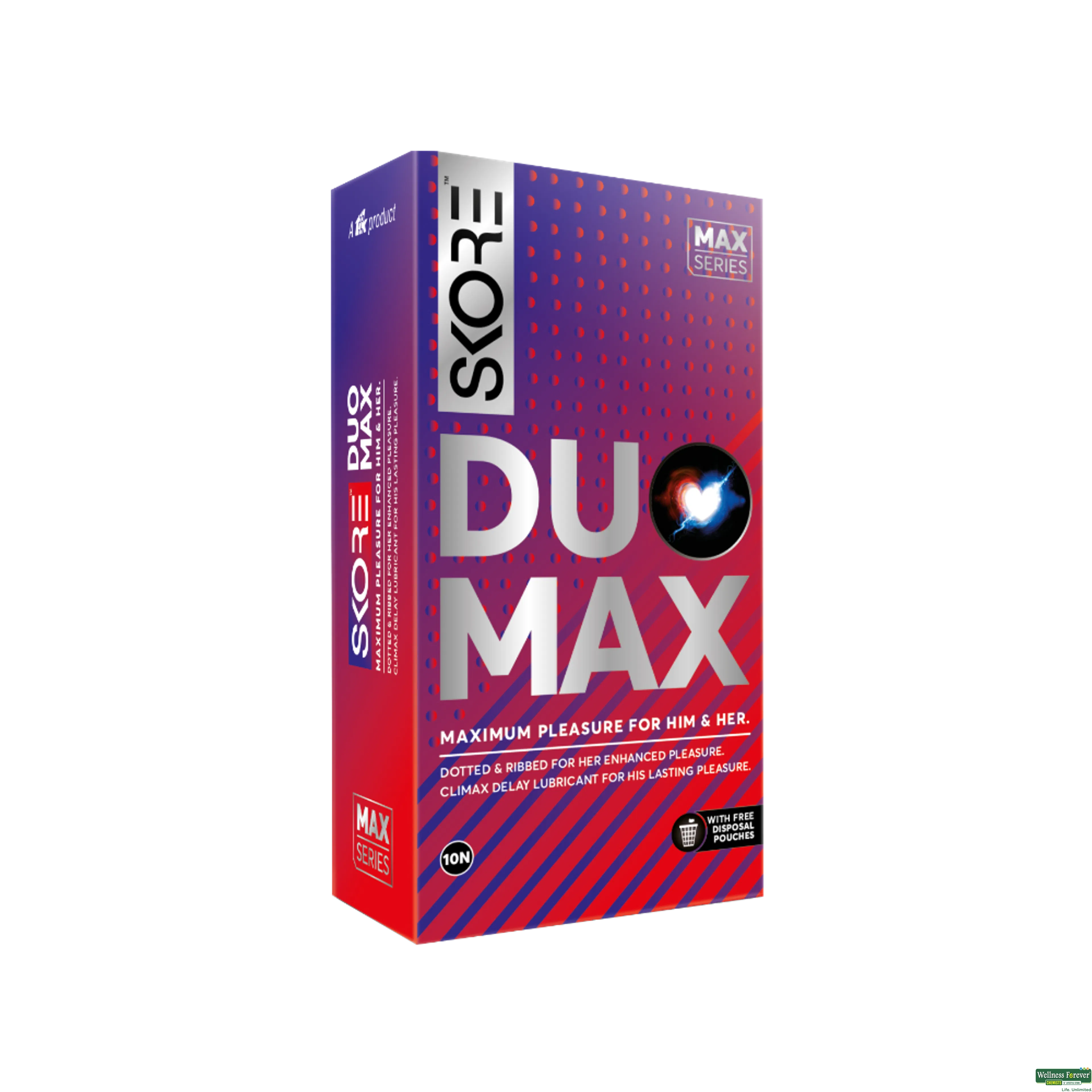 SKORE CONDOM DUO MAX 10PC-image